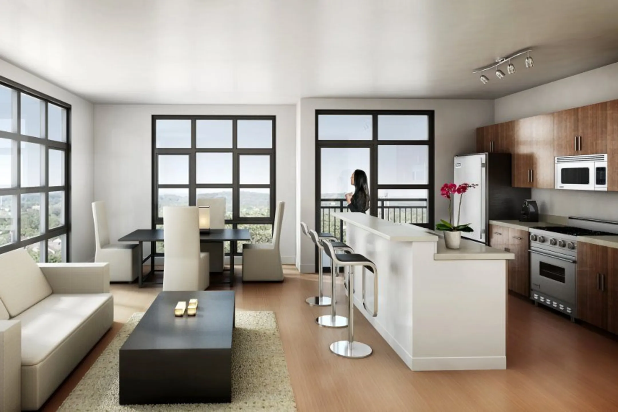 Living Room - The Sheffield Englewood - Englewood, NJ