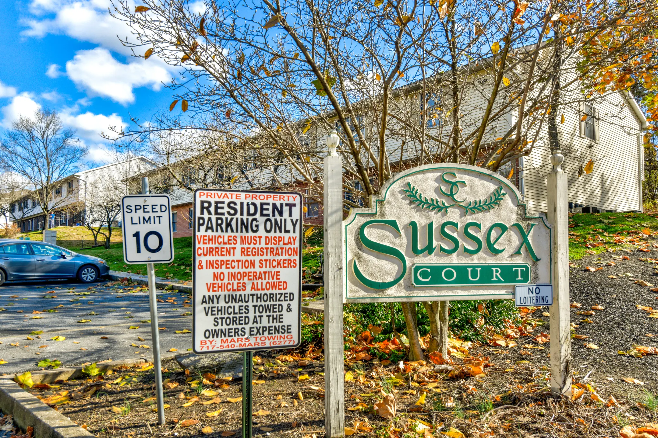 Community Signage - Sussex Court Apartments - Harrisburg, PA