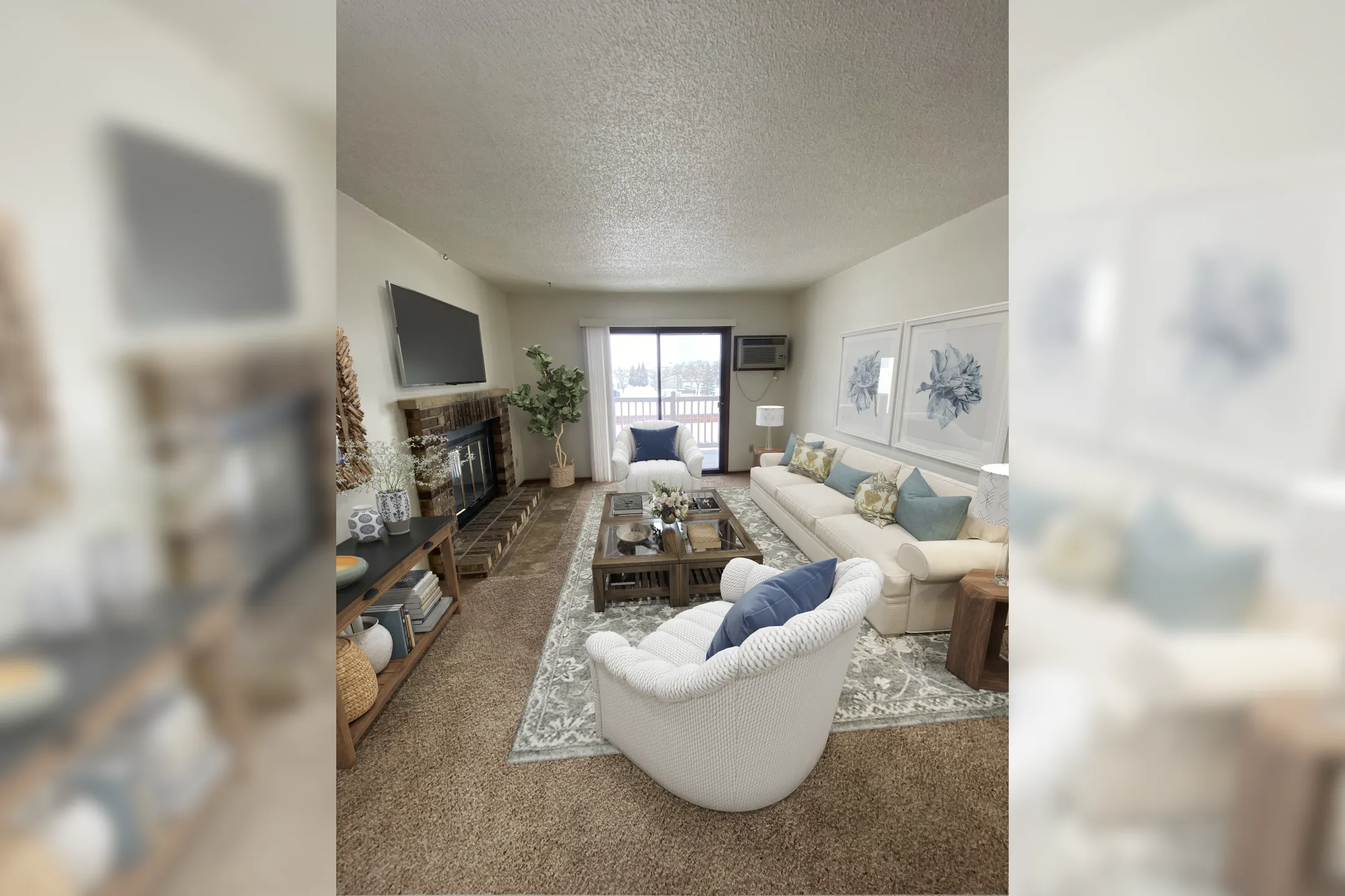 Living Room - Summerset Apartments - Fargo, ND