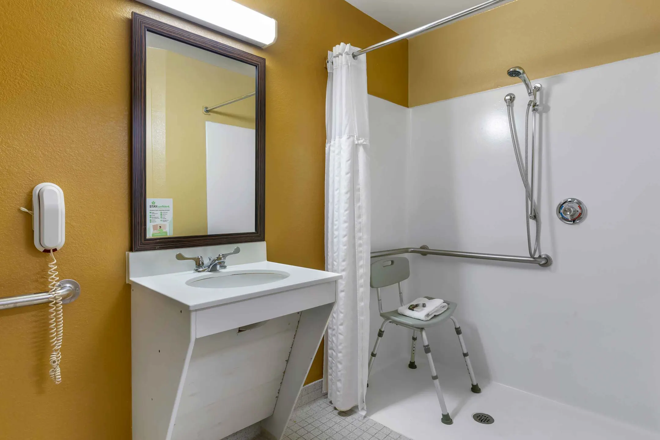 Bathroom - Furnished Studio - Providence - Warwick - Warwick, RI