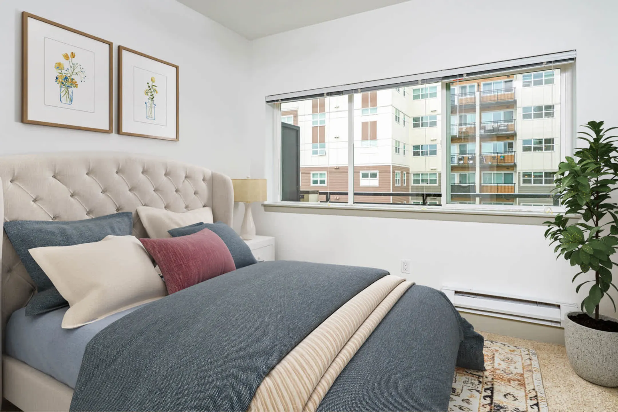 Bedroom - Urbana Apartments - Seattle, WA