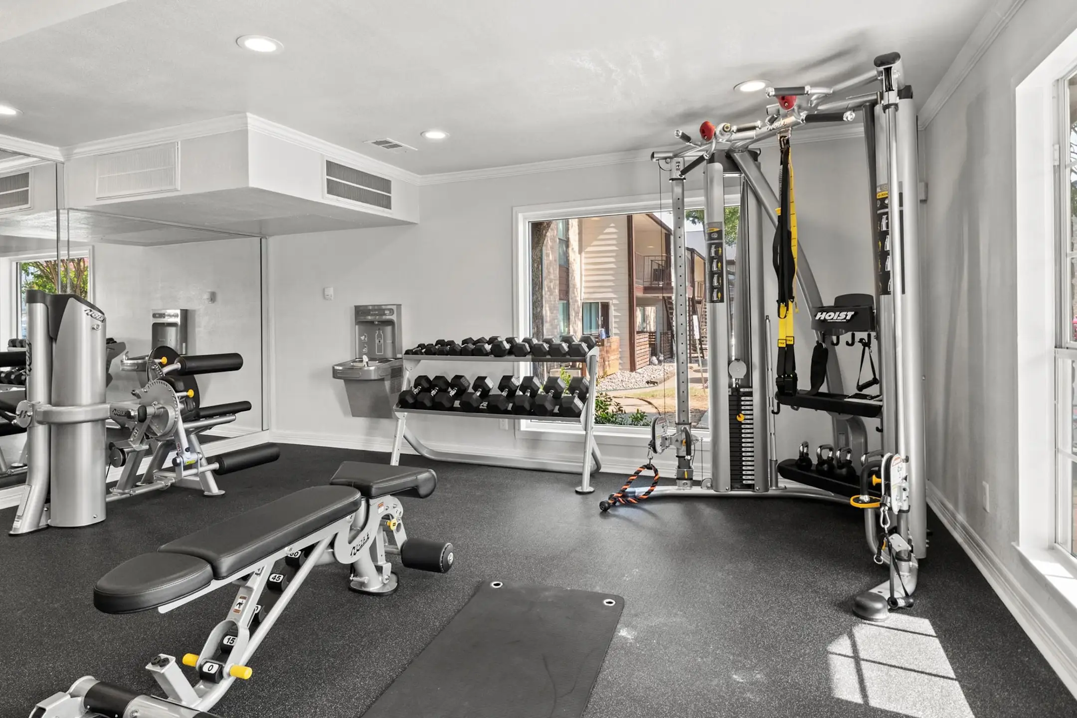 Fitness Weight Room - Bristol Grapevine Apartments - Grapevine, TX