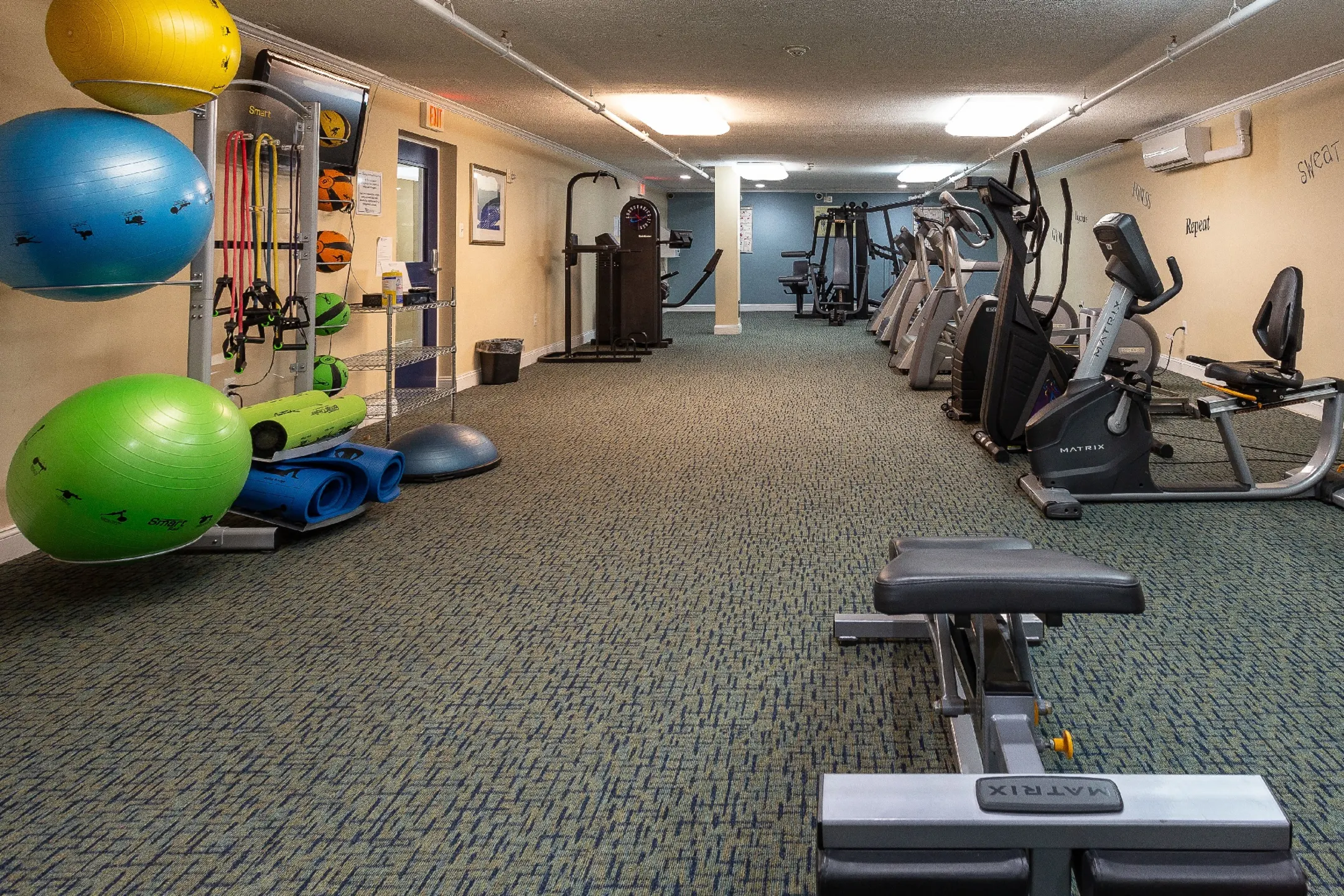 Fitness Weight Room - 450 Green Apartments - Norristown, PA