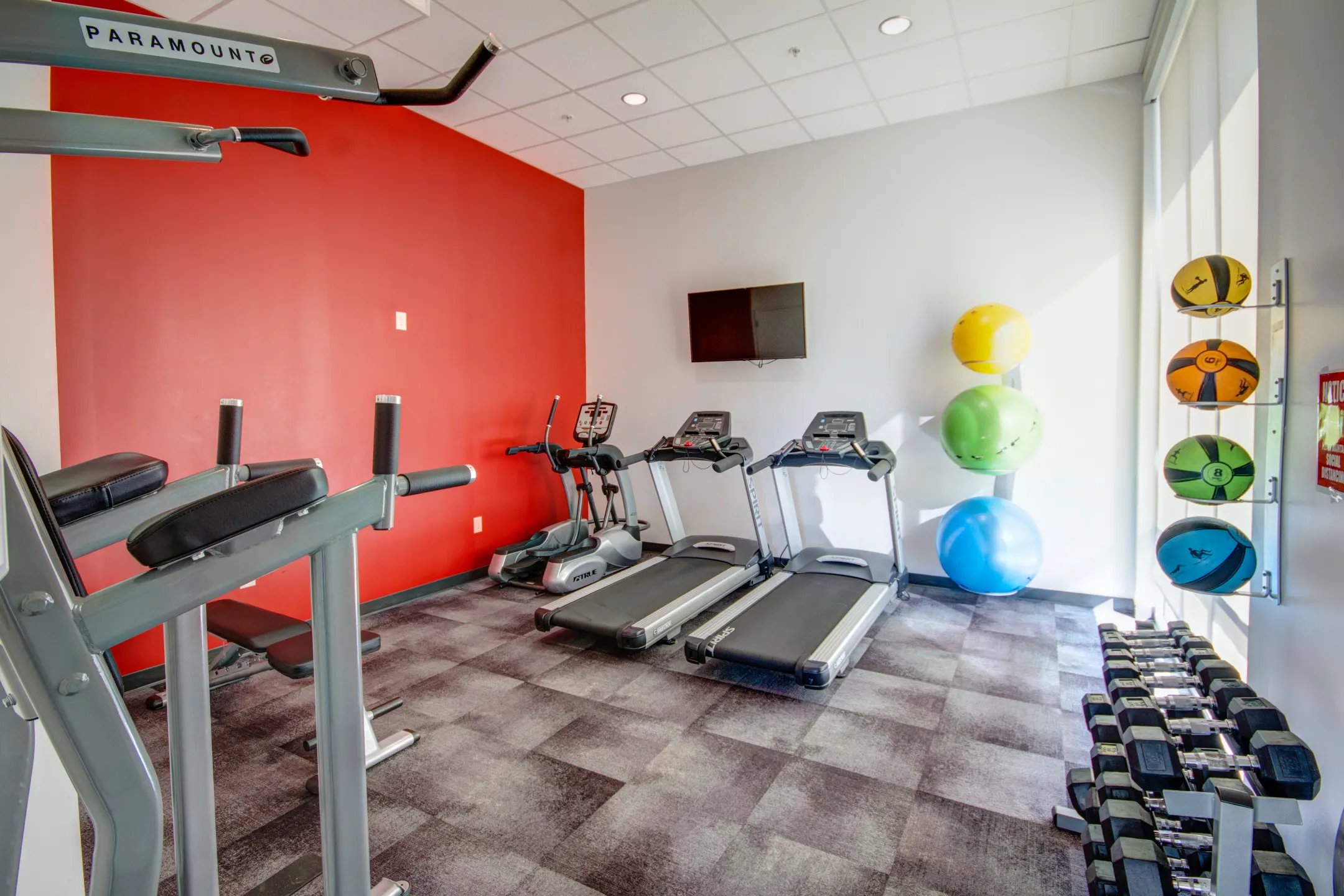 Fitness Weight Room - Forte Apartments - Indianapolis, IN