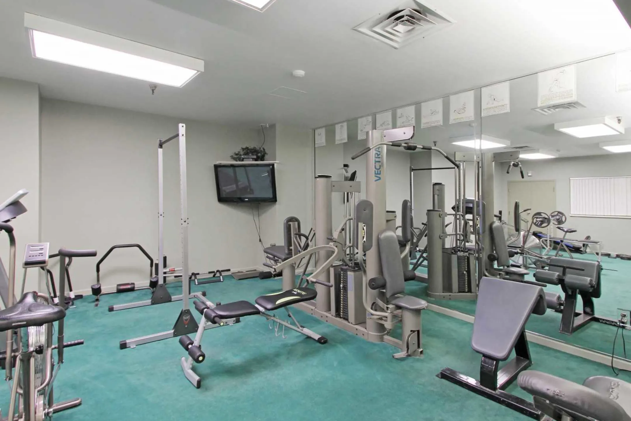Fitness Weight Room - School House Apartments - Pittsburgh, PA