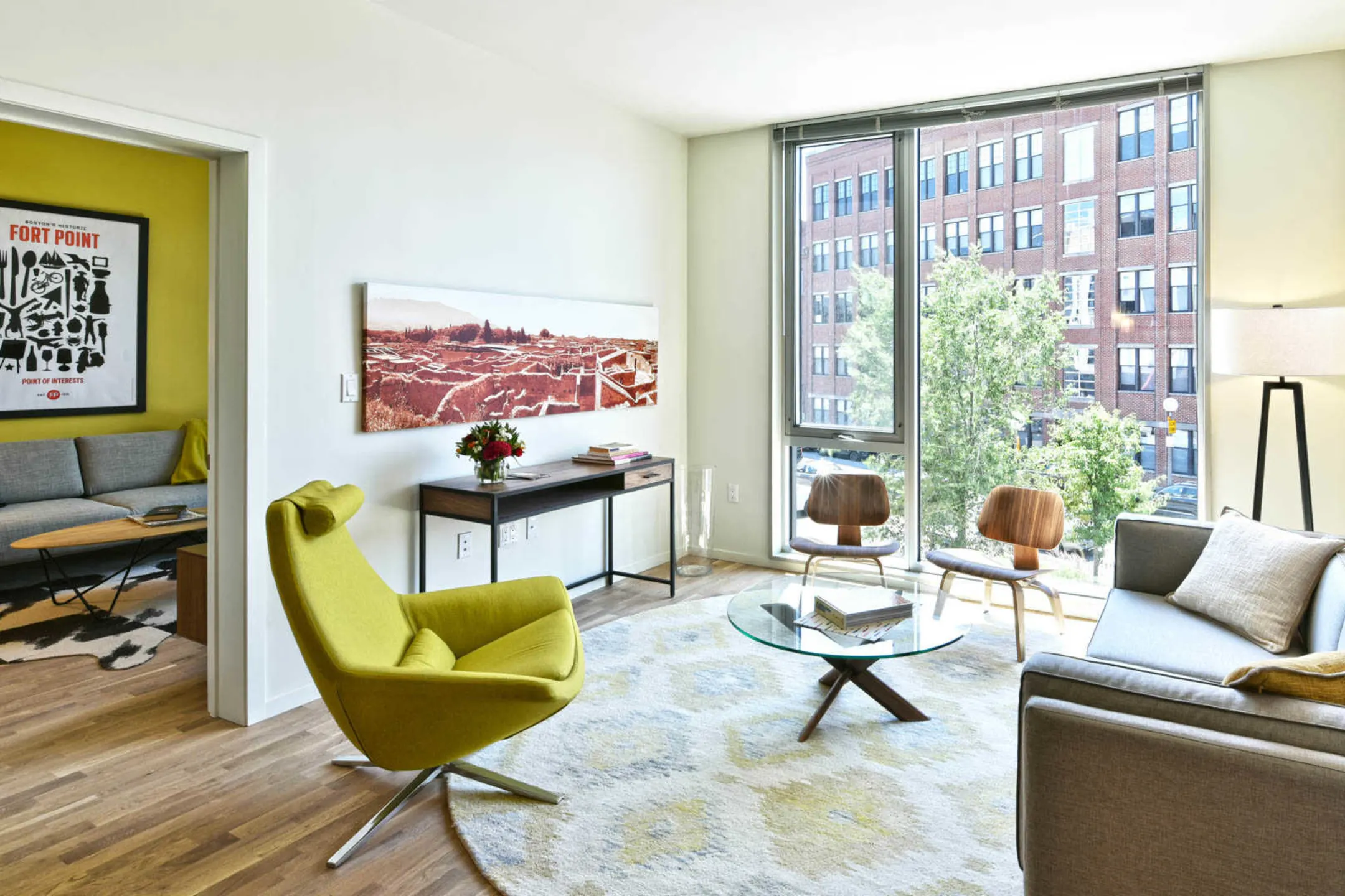 Living Room - Girard - Boston, MA