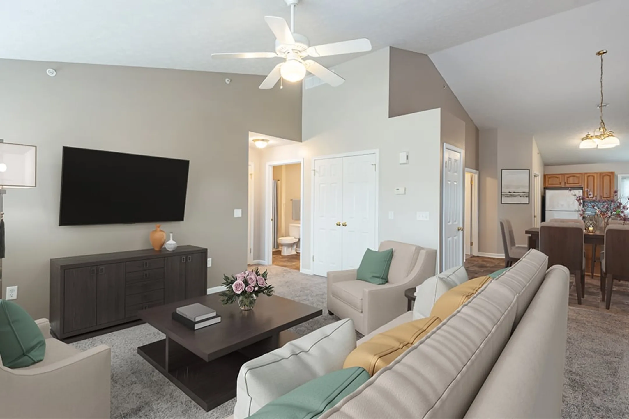 Living Room - North Ponds Apartments - Webster, NY