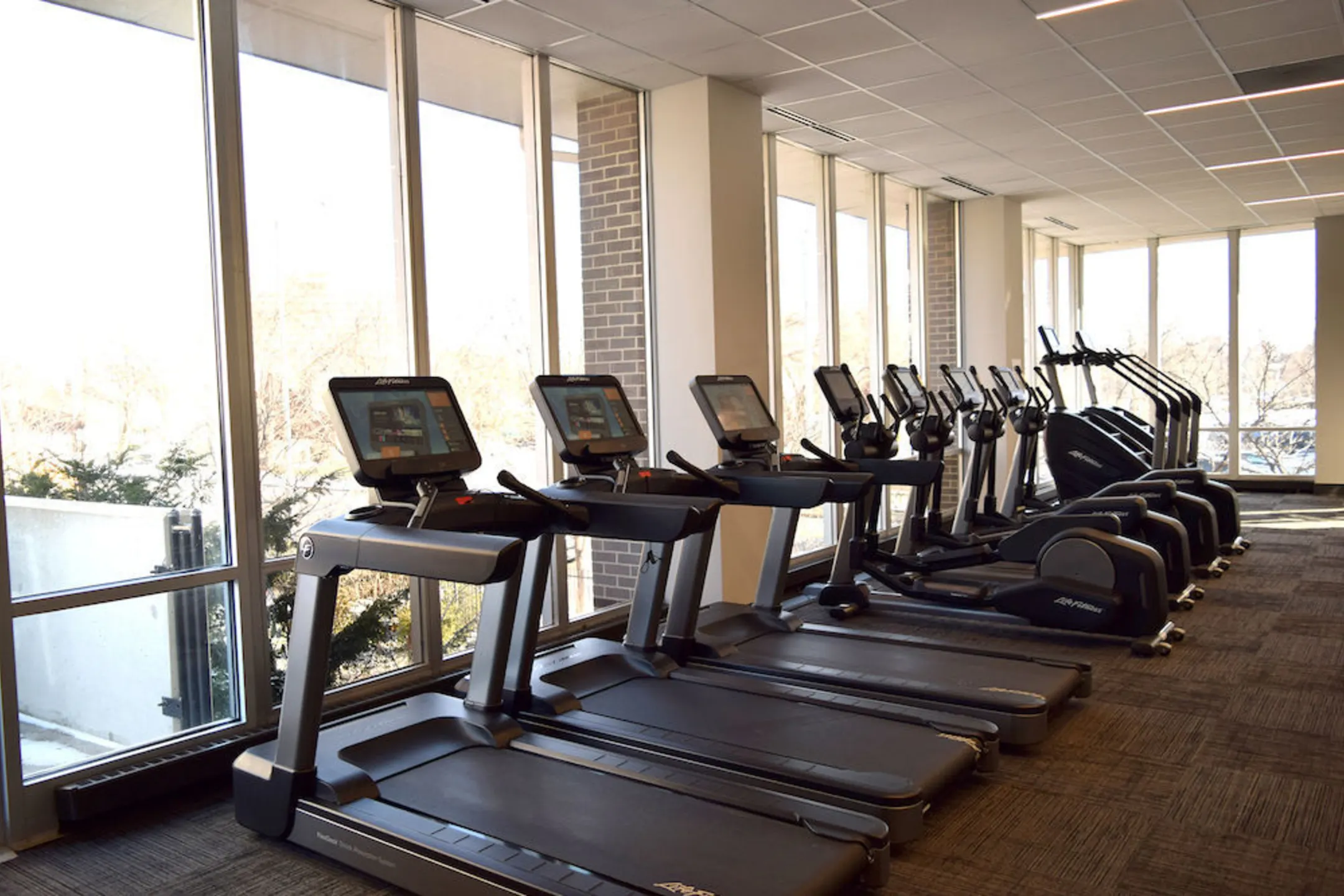 Fitness Weight Room - Riley Towers Apartments &Townhomes - Indianapolis, IN