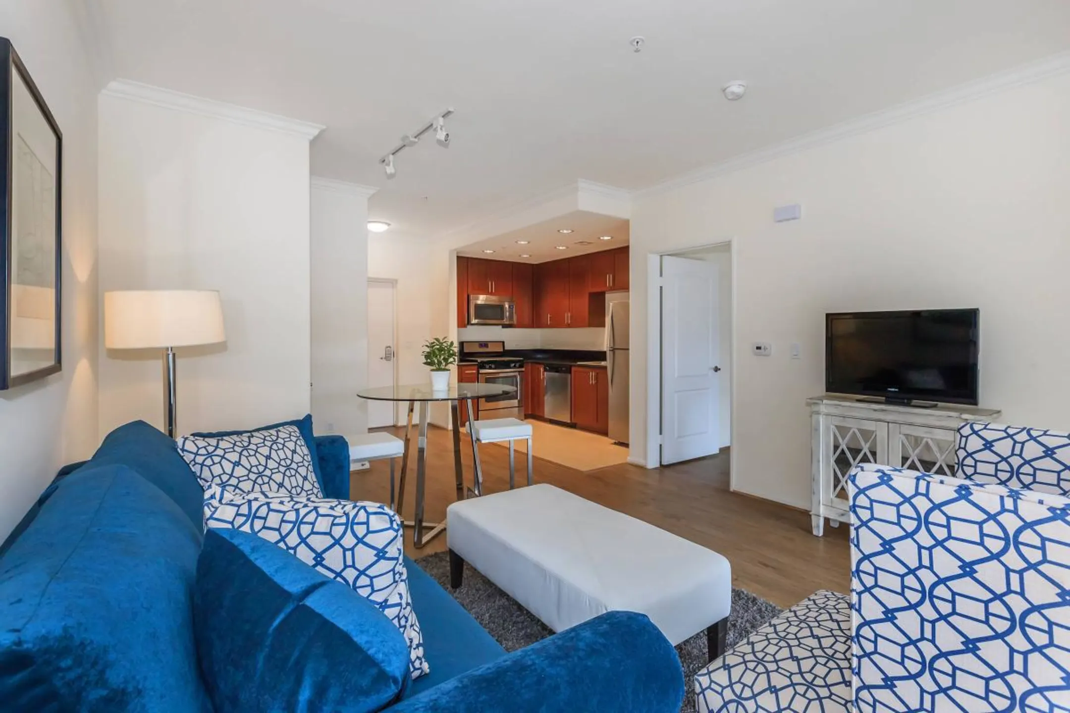 Living Room - Broadway Palace Apartments - Los Angeles, CA