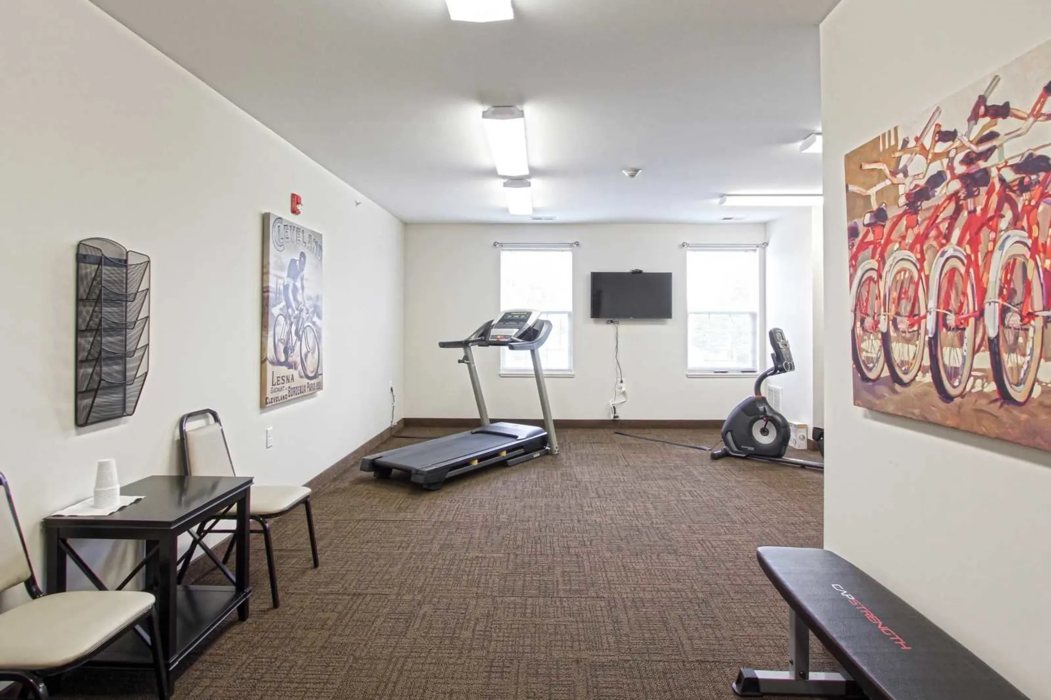 Fitness Weight Room - Huntington Square Senior Apartments - Medina, OH