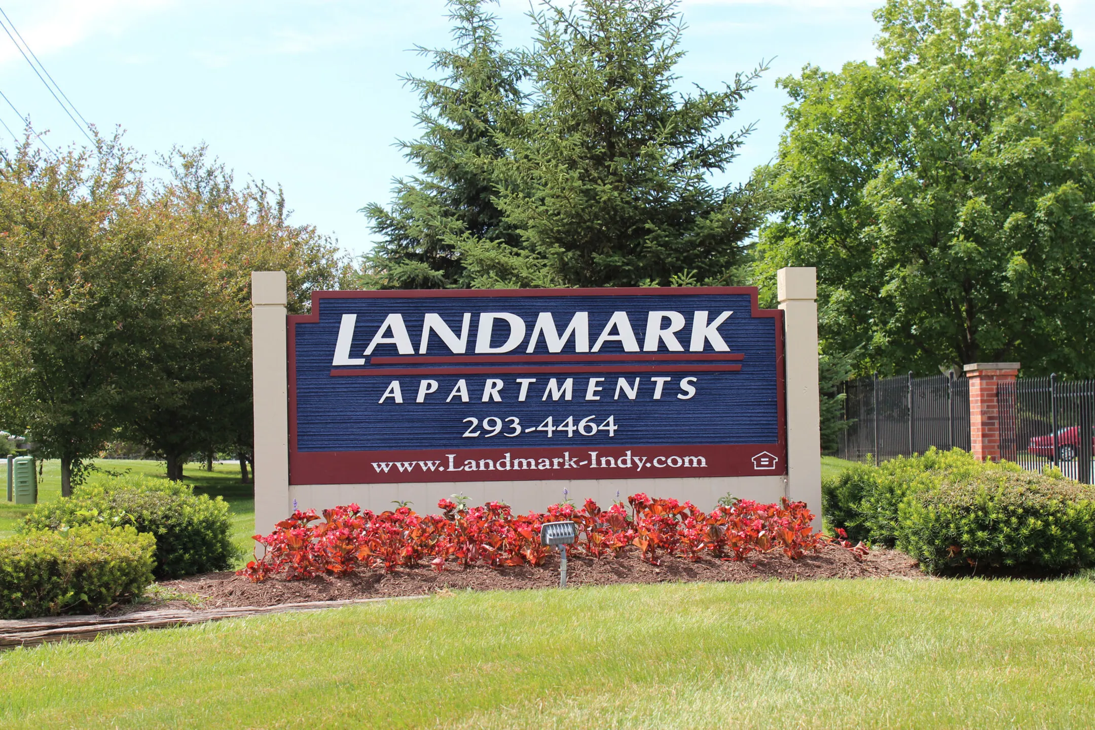 Community Signage - Landmark Apartments & Townhomes - Indianapolis, IN