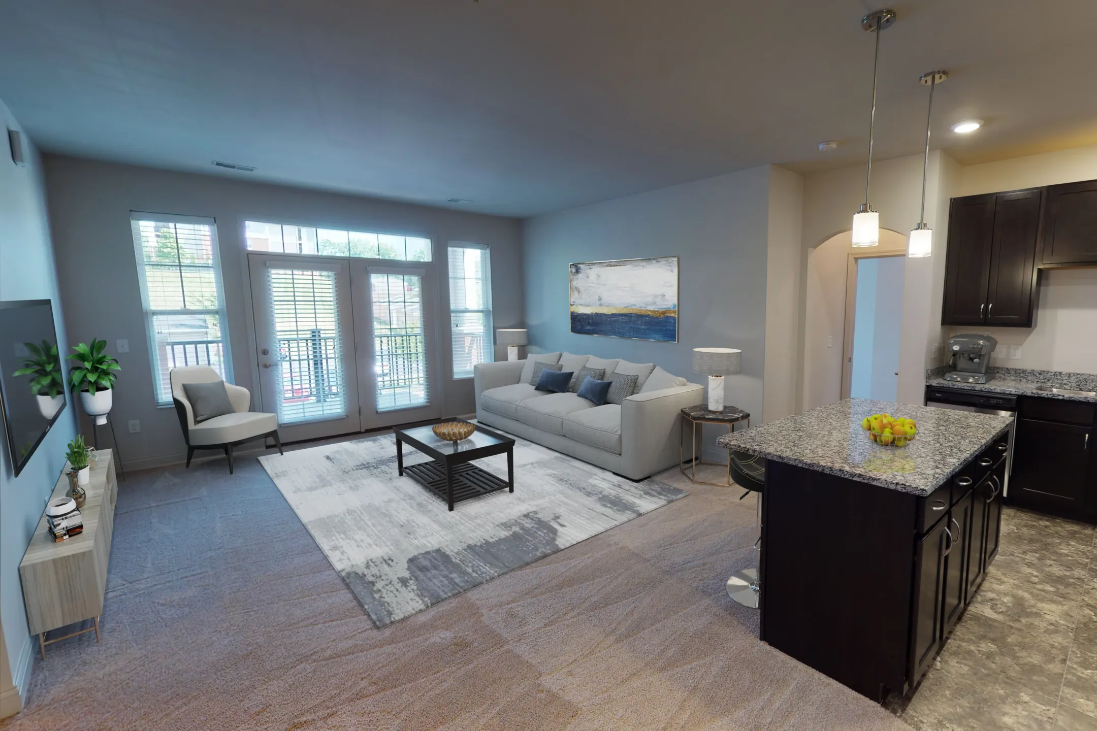 Living Room - The Enclave - Sharonville, OH