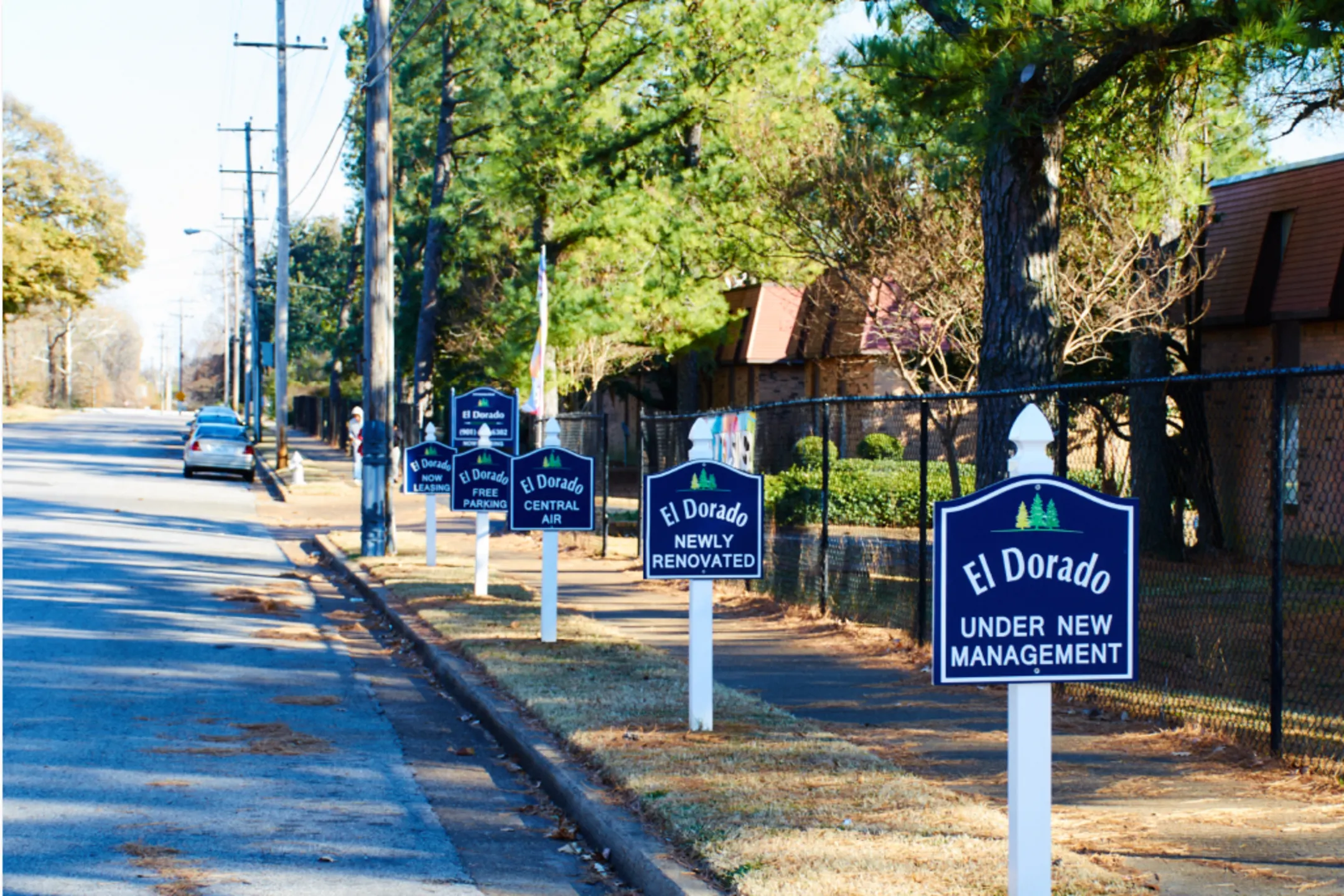 Community Signage - El Dorado Apartments - Memphis, TN