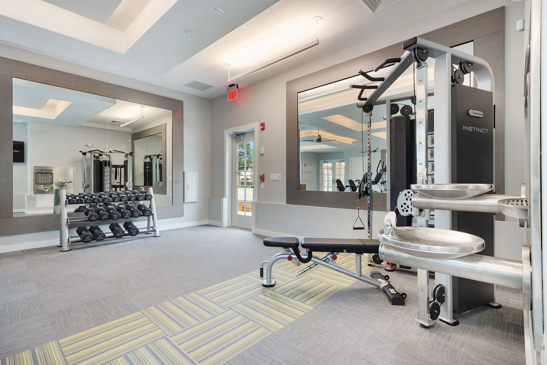 Fitness Weight Room - The Park at Franklin - Somerset, NJ