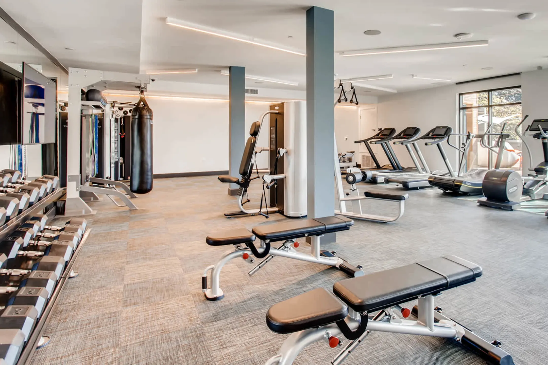 Fitness Weight Room - Mara Pacific Beach Apartments - San Diego, CA