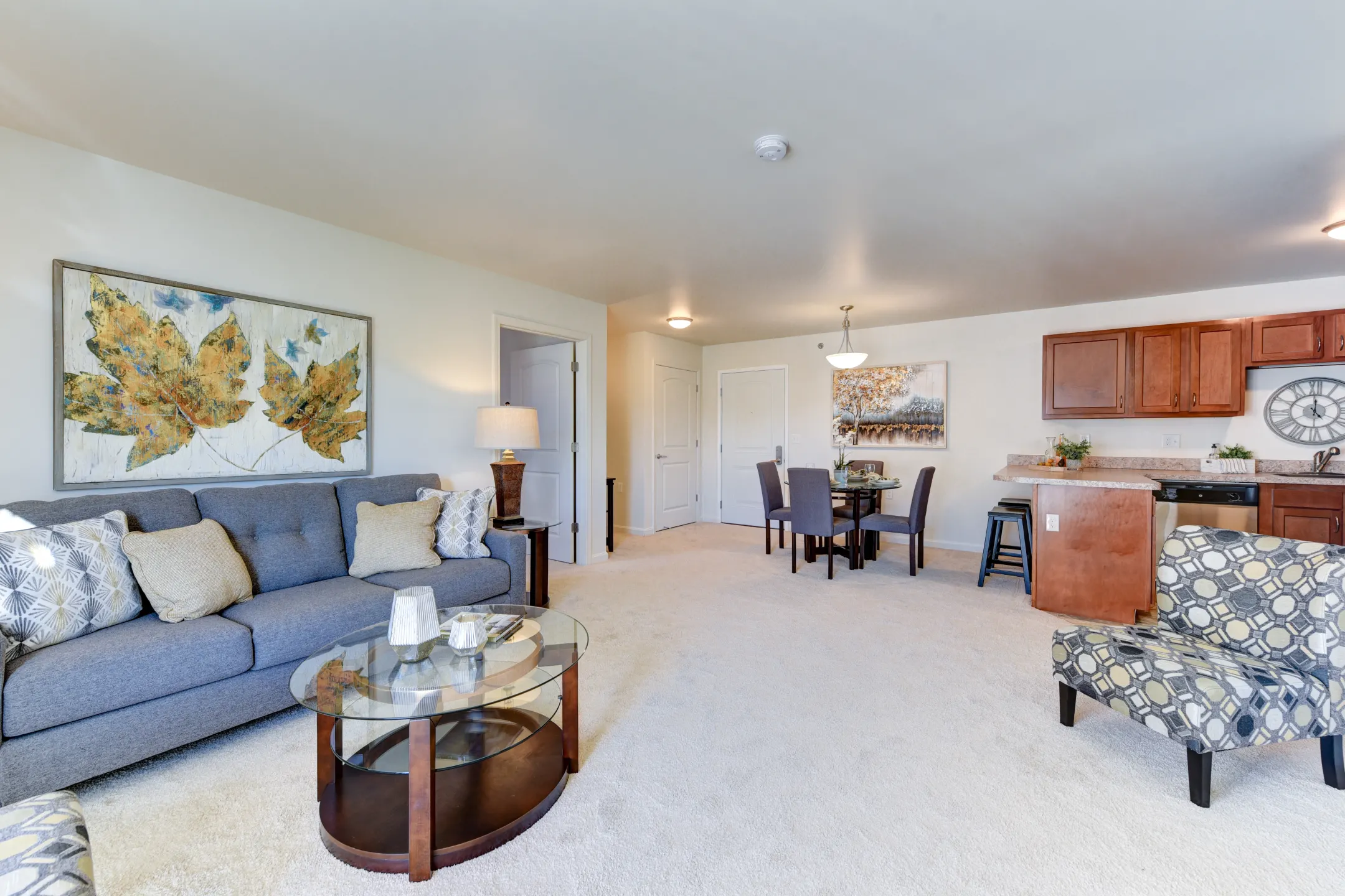 Living Room - Meridian Hills Senior Apartments - Louisville, KY