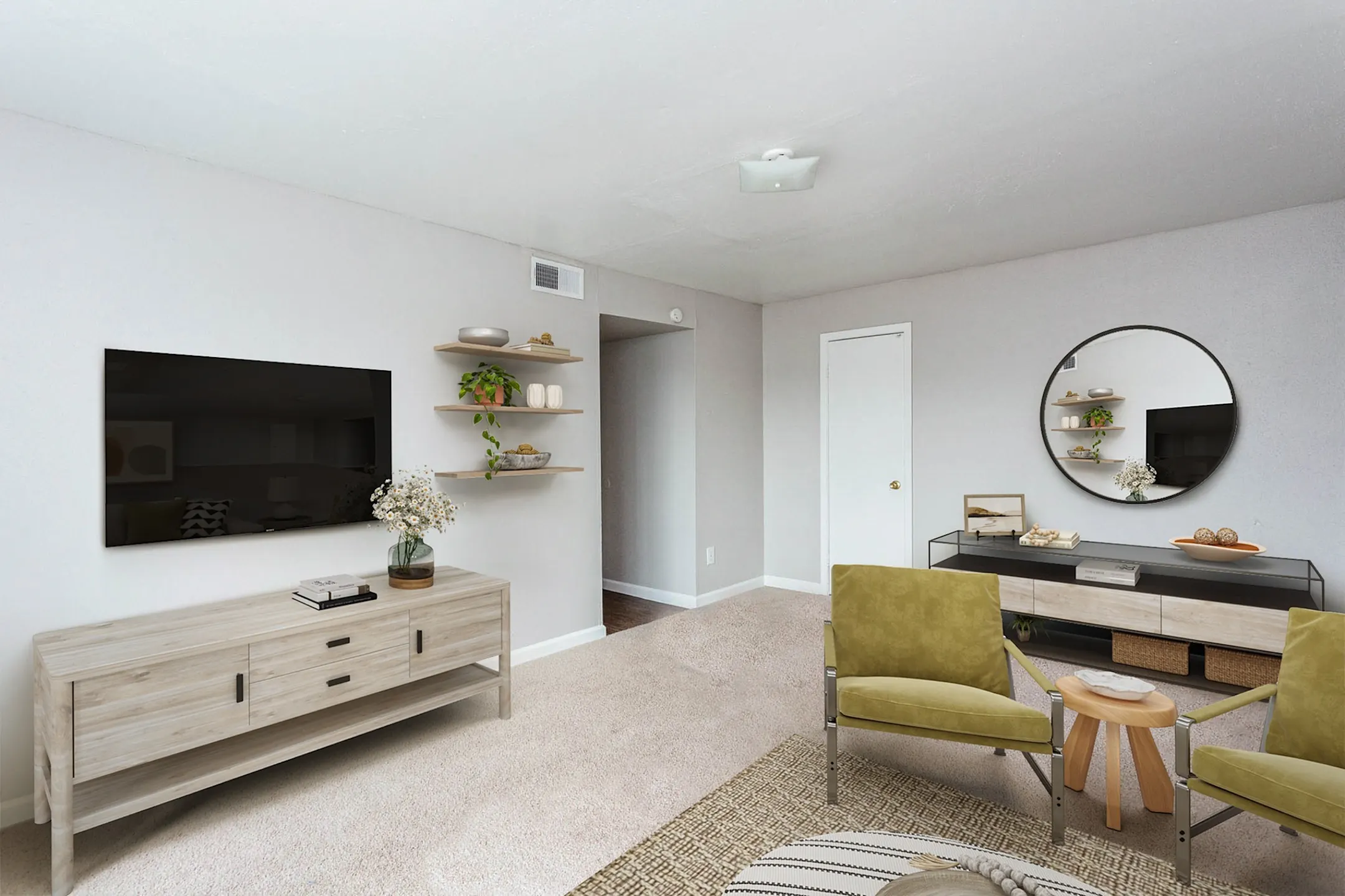 Living Room - The Atrium at 5606 - Houston, TX
