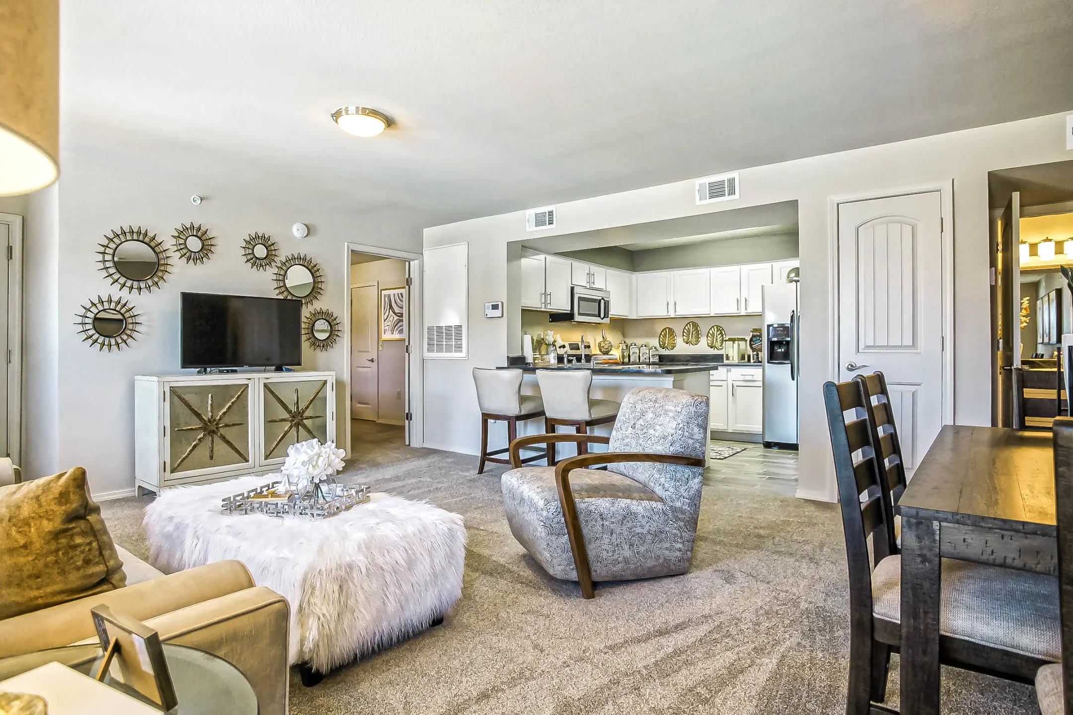 Living Room - Cottages at Tallgrass Point - Owasso, OK