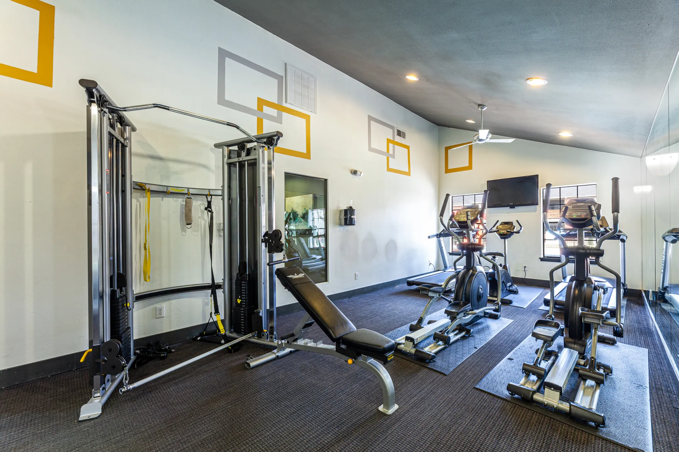 Fitness Weight Room - Presidio Apartments - Allen, TX