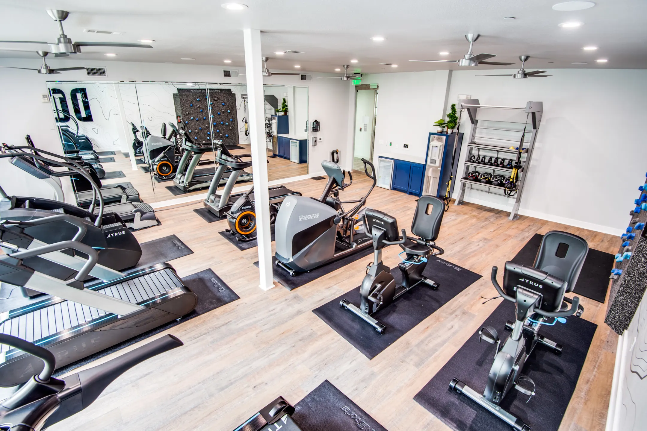 Fitness Weight Room - The Lofts at CityCentre - Houston, TX