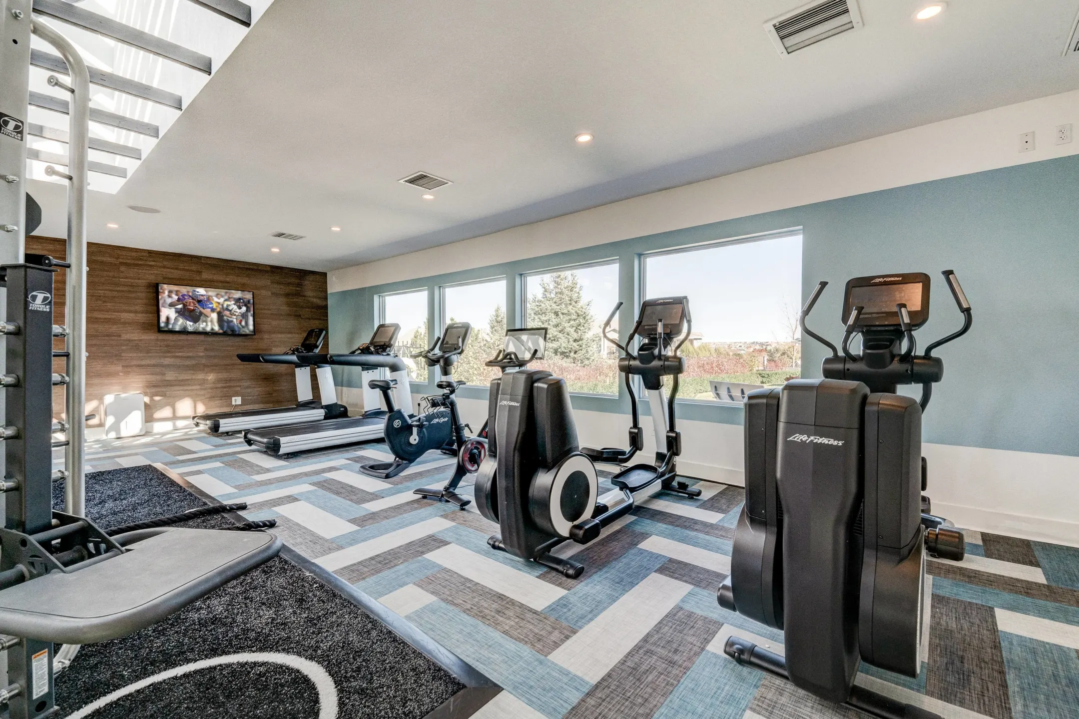 Fitness Weight Room - The Residences at Falcon North - Colorado Springs, CO