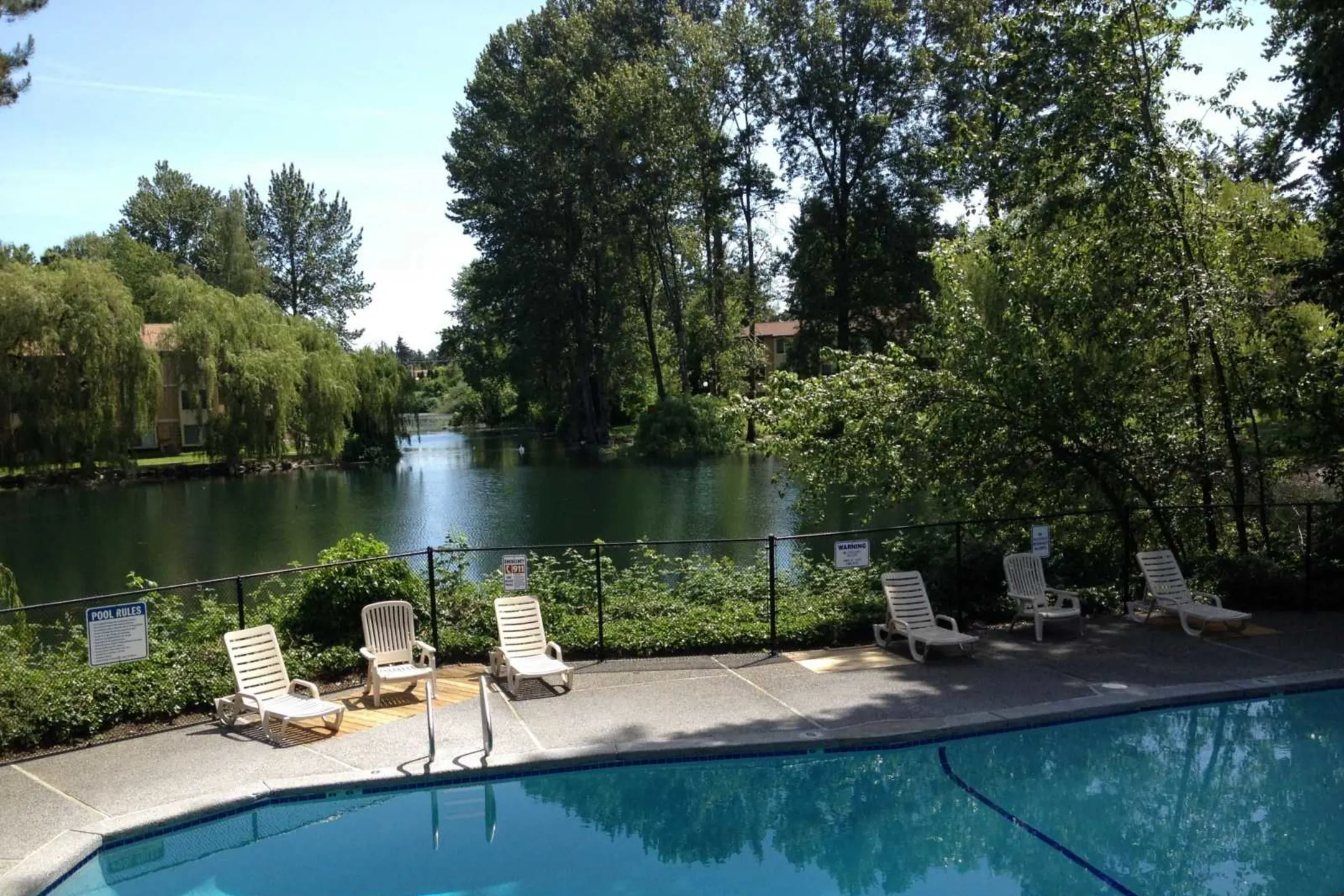 Pool - Hidden Lake Apartments - Lakewood, WA