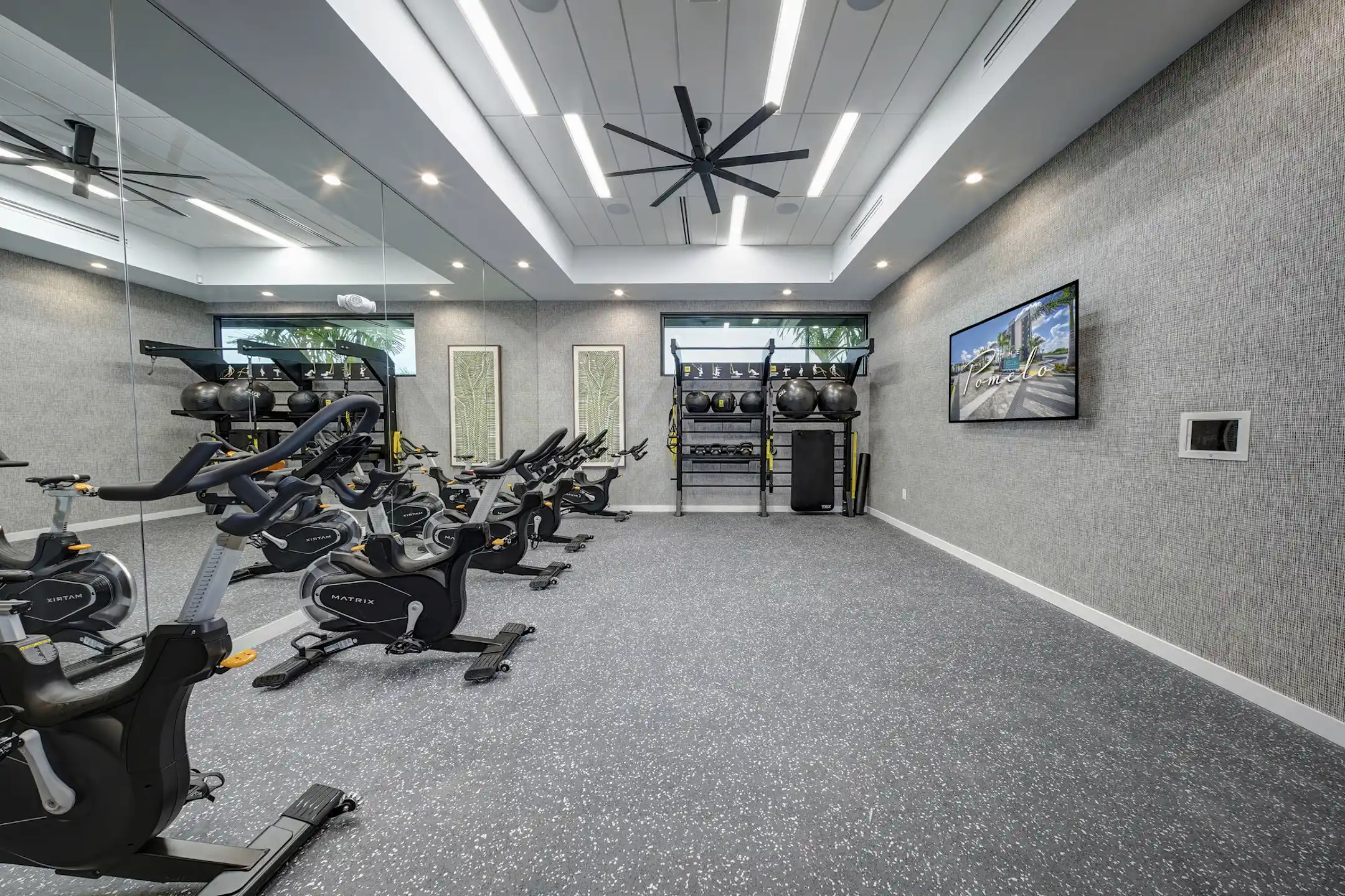 Fitness Weight Room - The Pomelo - Miami Gardens, FL