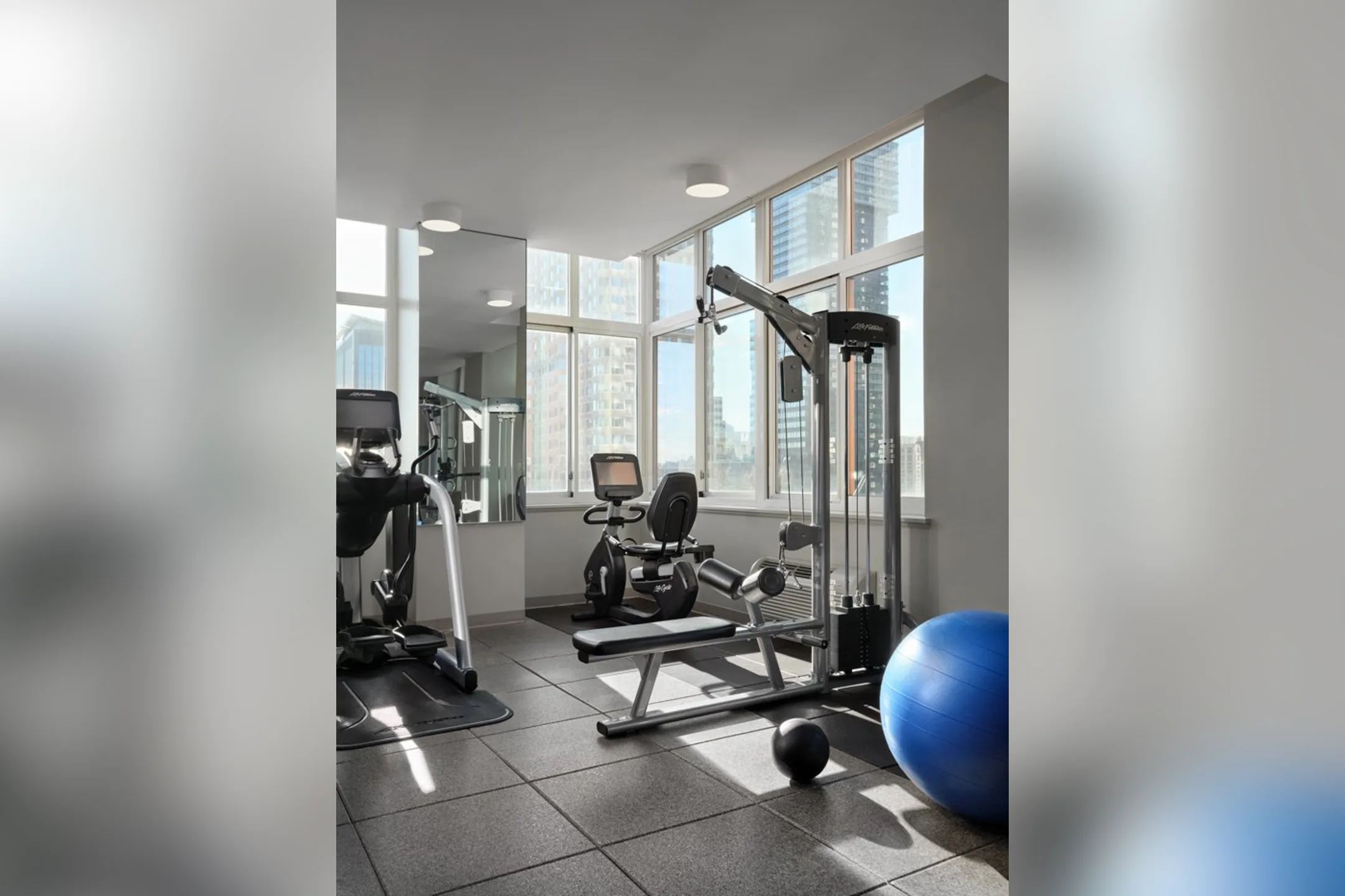 Fitness Weight Room - The BLVD Collection - Jersey City, NJ