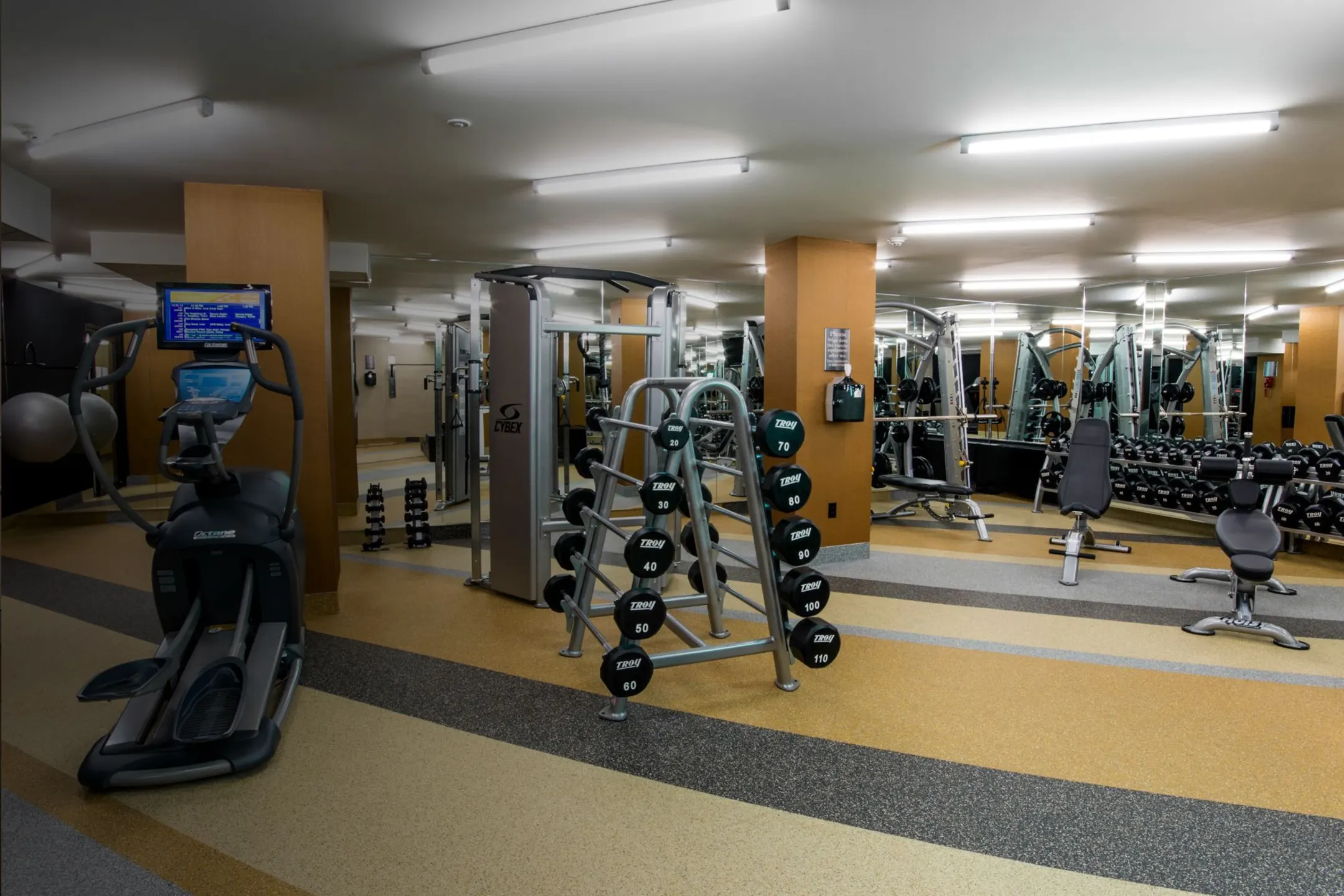 Fitness Weight Room - The Pierre - Hackensack, NJ