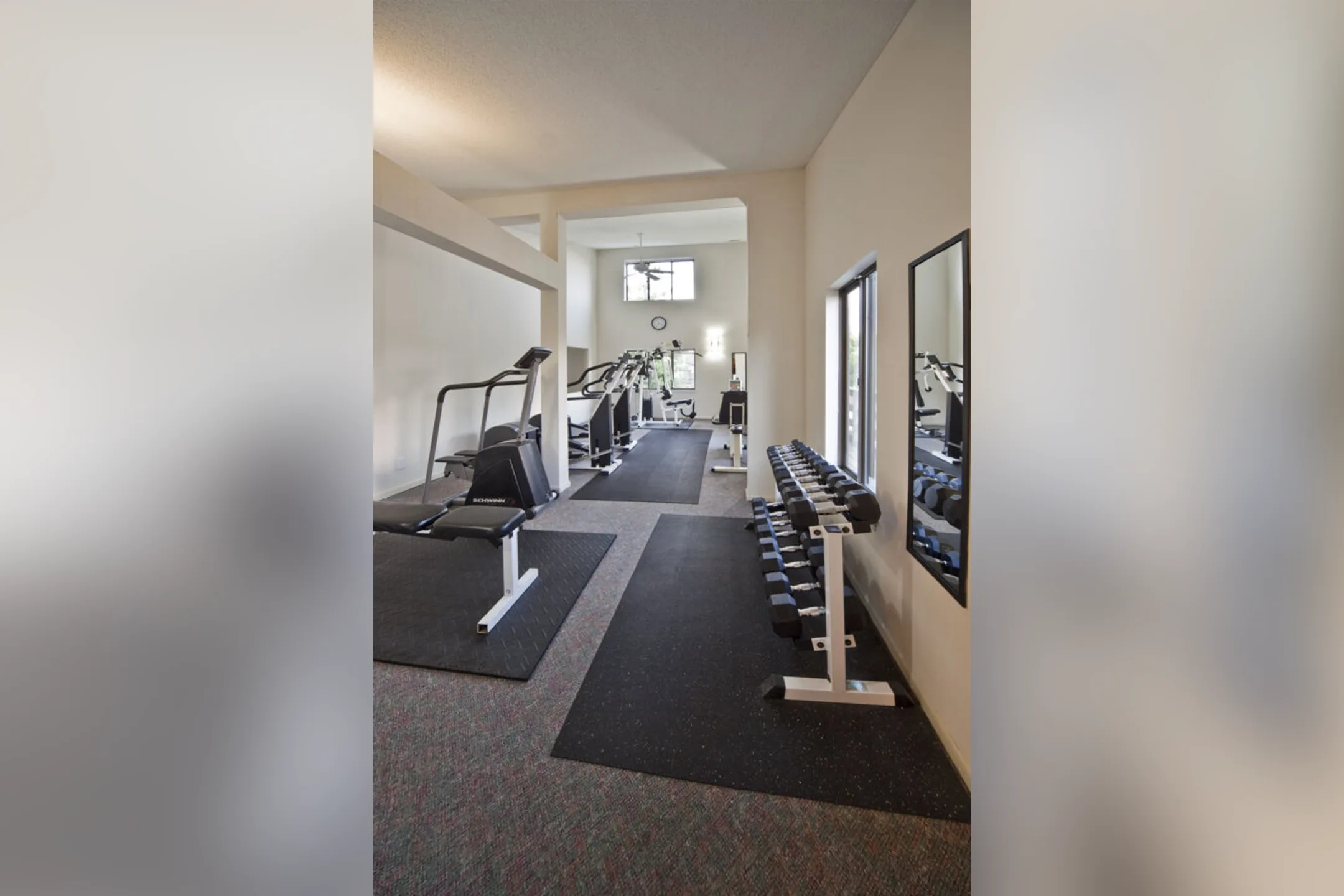 Fitness Weight Room - Landmark Apartments & Townhomes - Indianapolis, IN