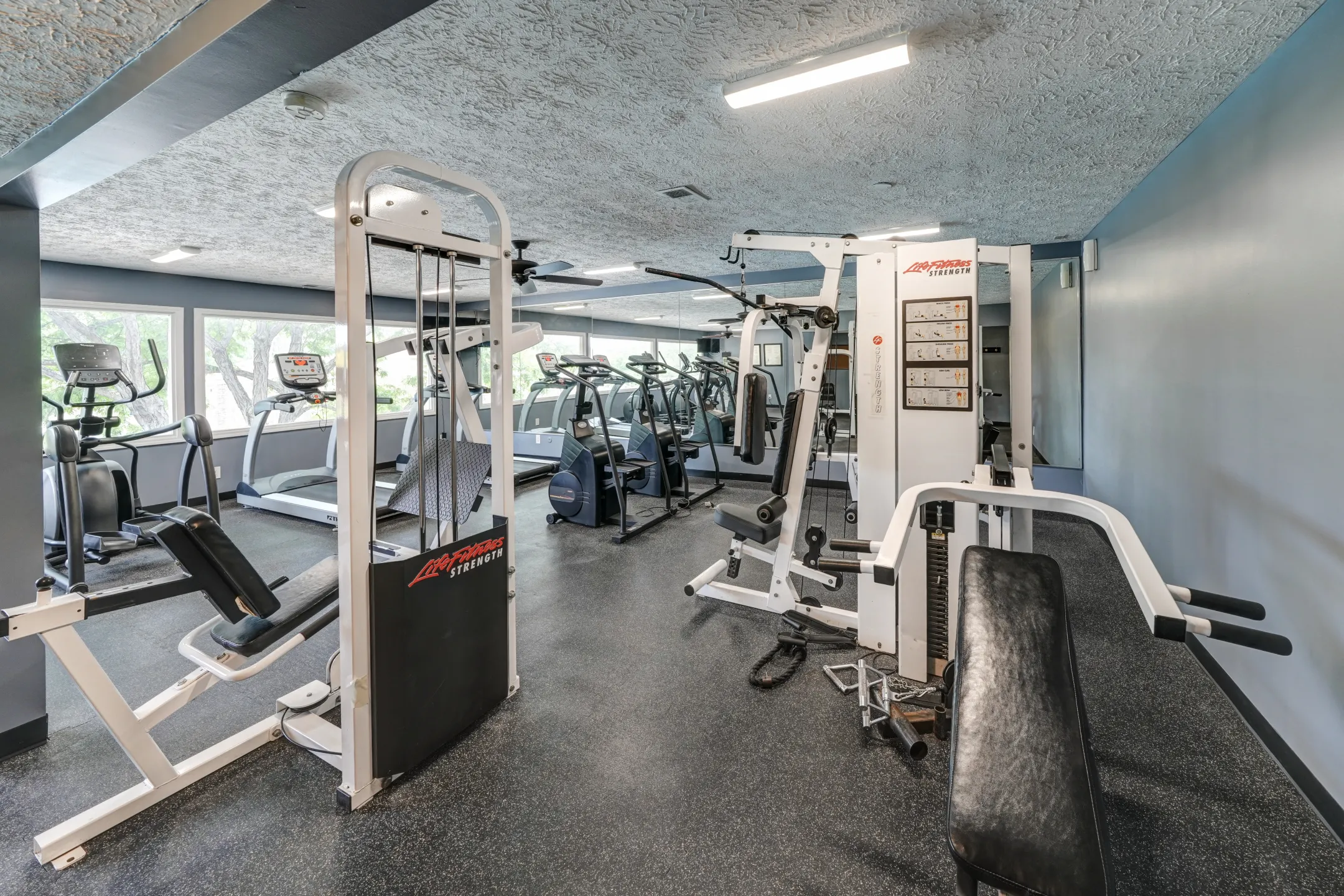 Fitness Weight Room - Carlton Apartments - Indianapolis, IN