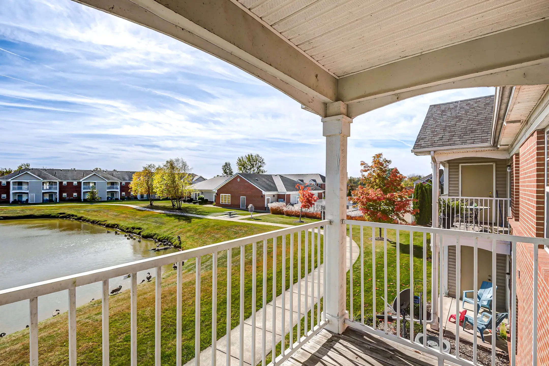 Patio / Deck - Valley View Apartments - Moline, IL