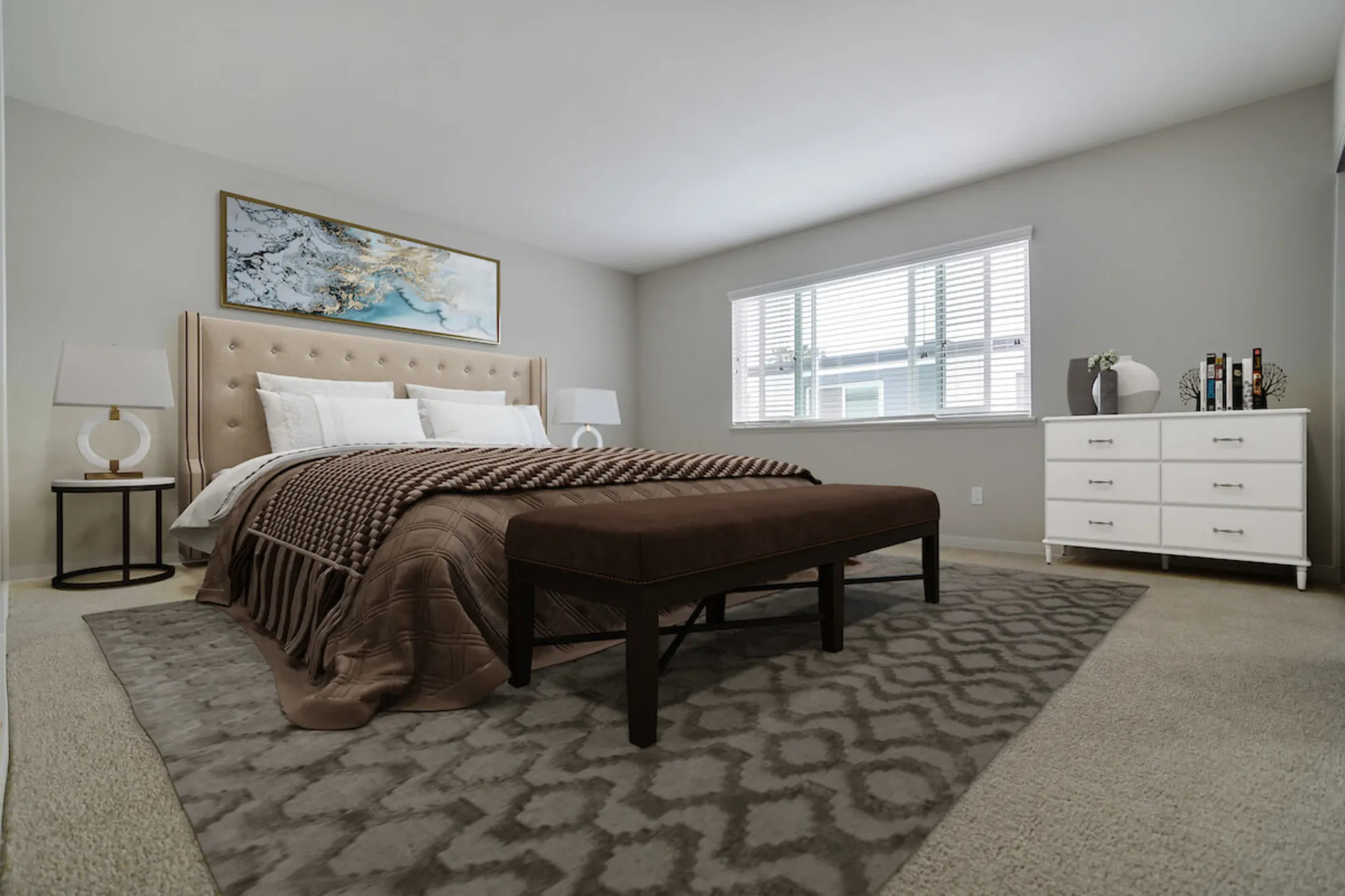 Bedroom - Beverly Plaza Apartments - Long Beach, CA