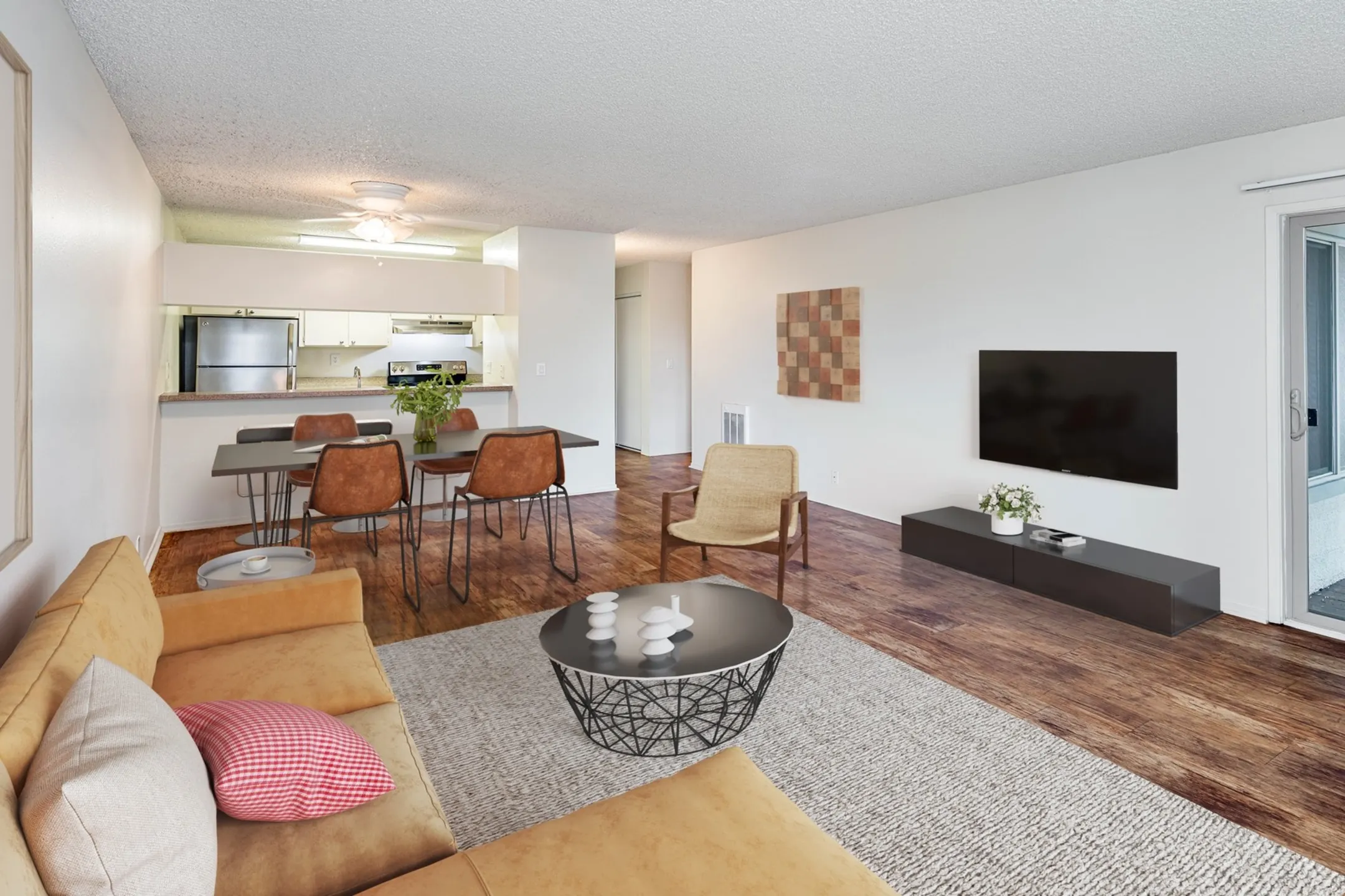 Living Room - Laurel Crossing Apartments Homes - San Mateo, CA