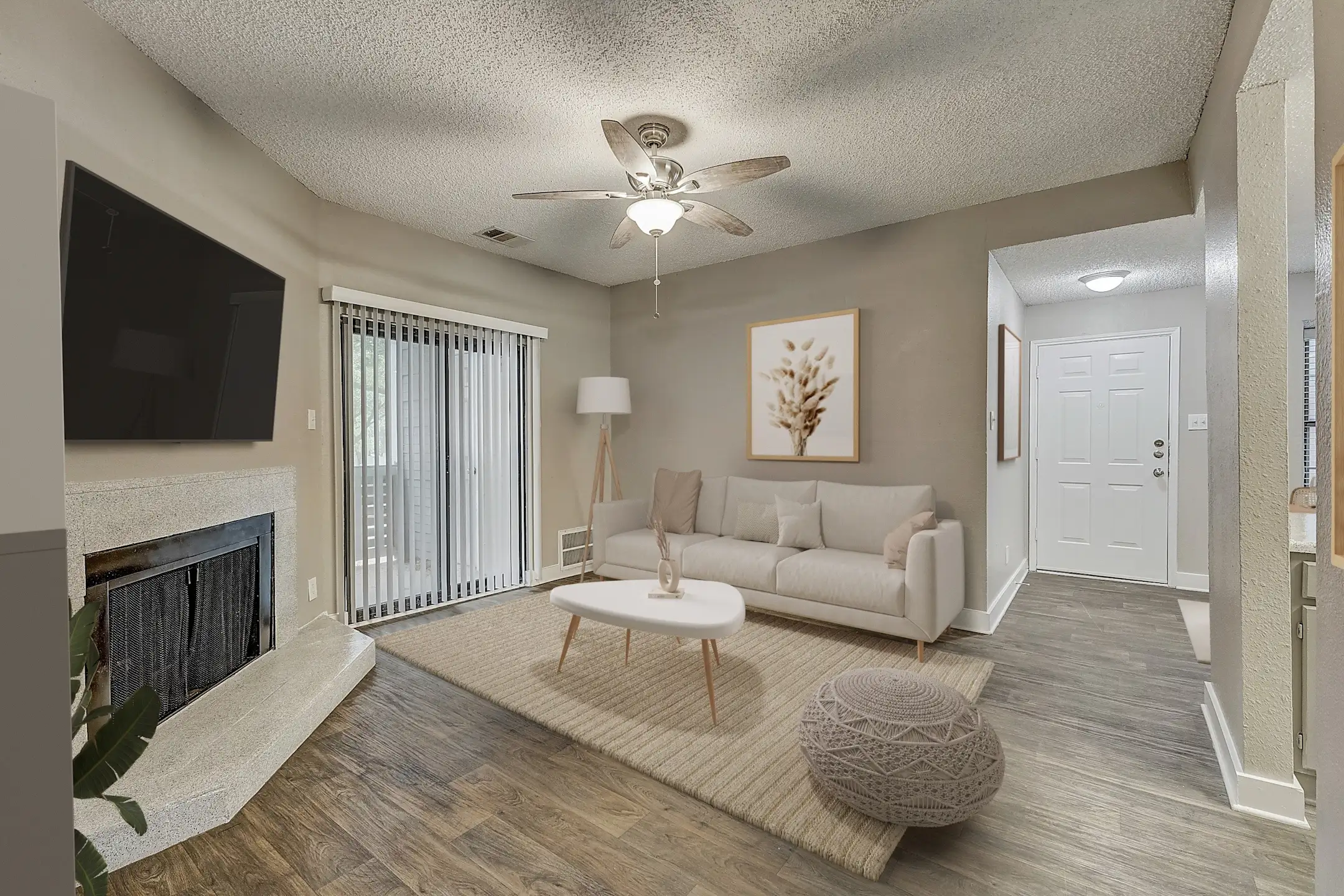 Living Room - Avalon Villas - Irving, TX