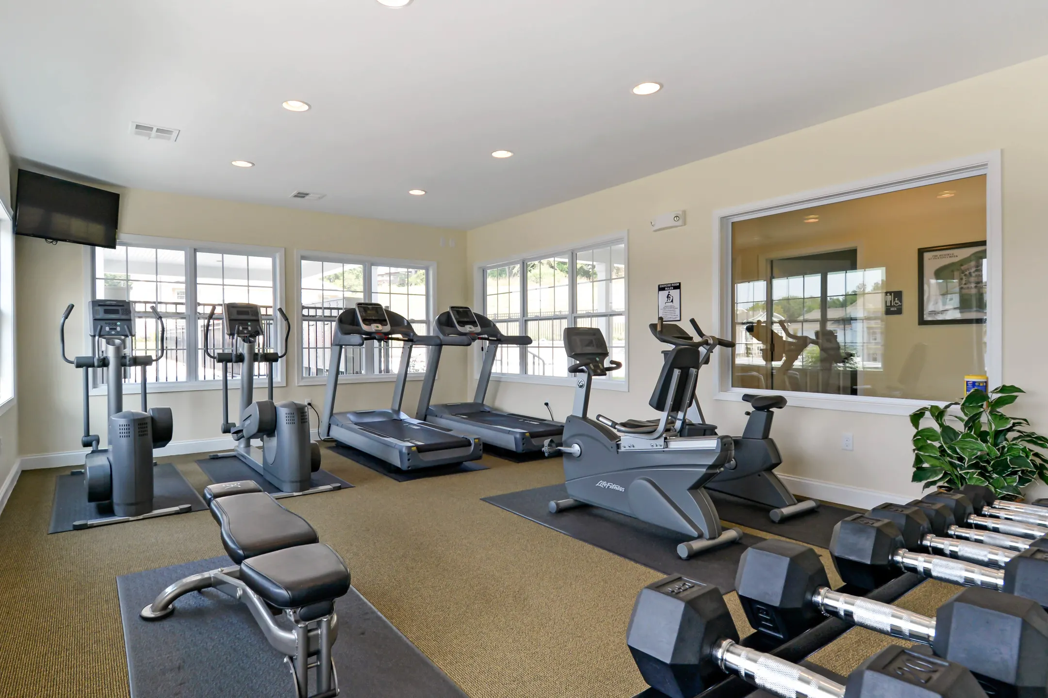 Fitness Weight Room - The Reserve at Paxton Creek - Harrisburg, PA
