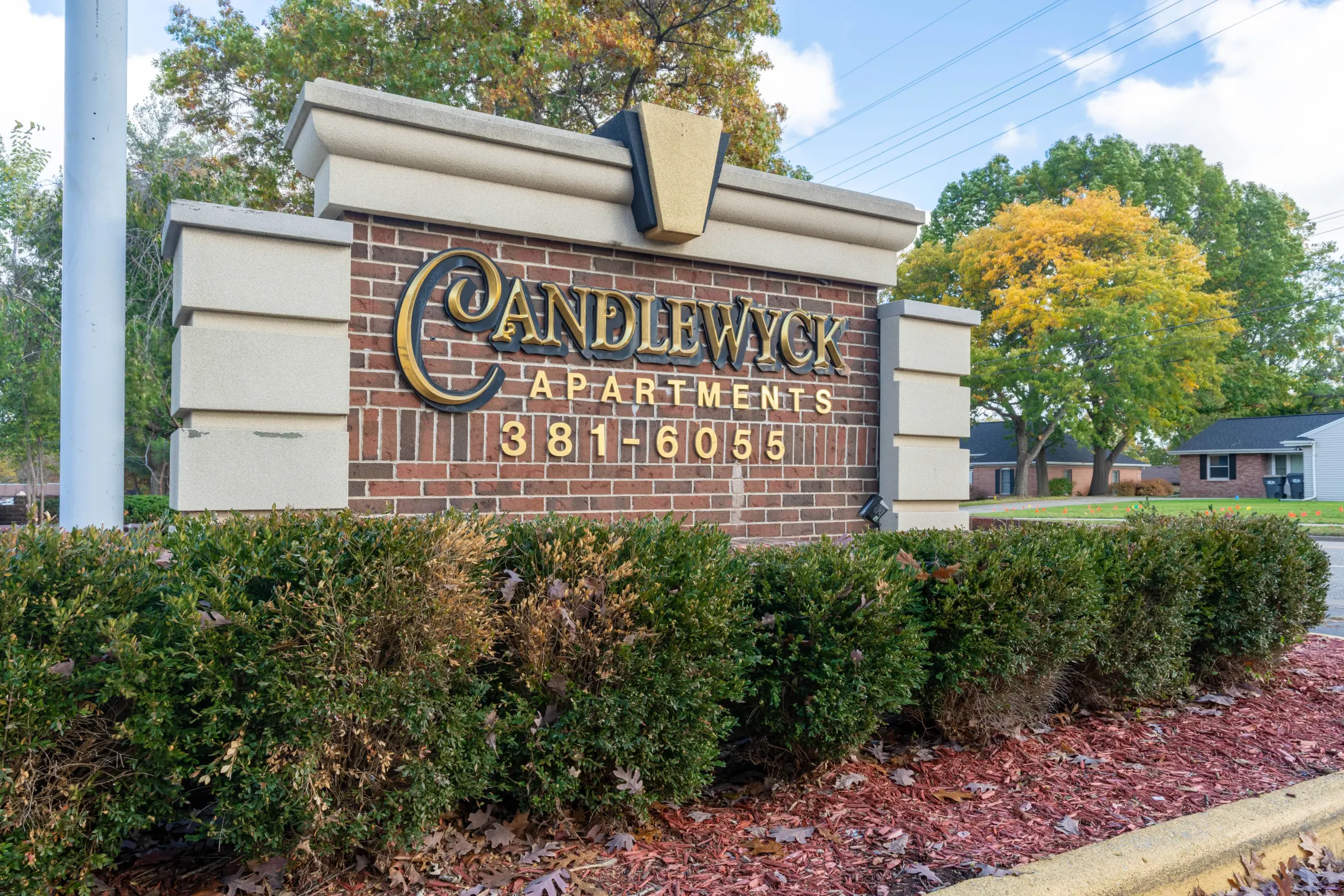 Community Signage - Candlewyck Apartments - Kalamazoo, MI