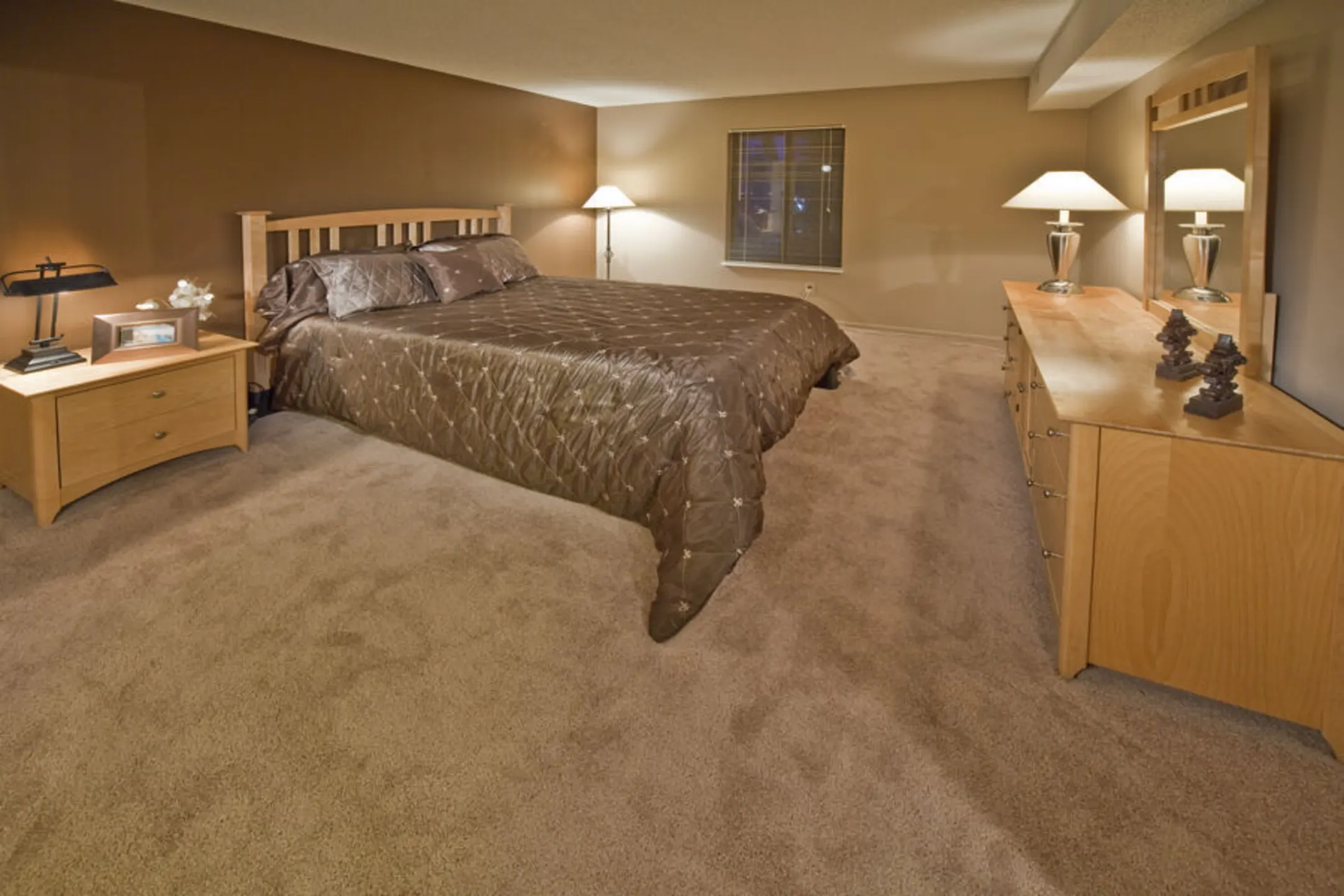 Bedroom - Landmark Apartments & Townhomes - Indianapolis, IN