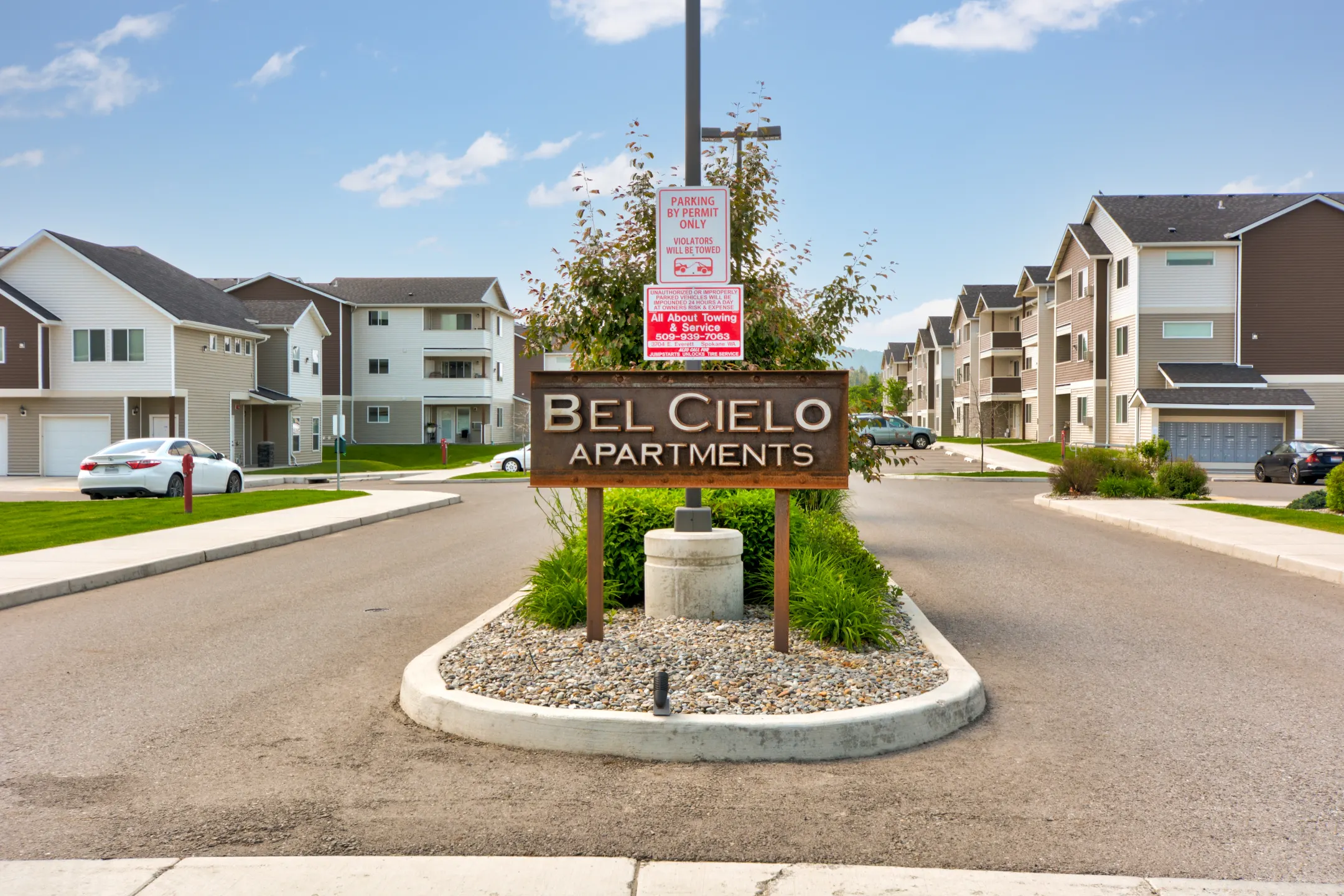 Community Signage - Bel Cielo Apartments - Post Falls, ID
