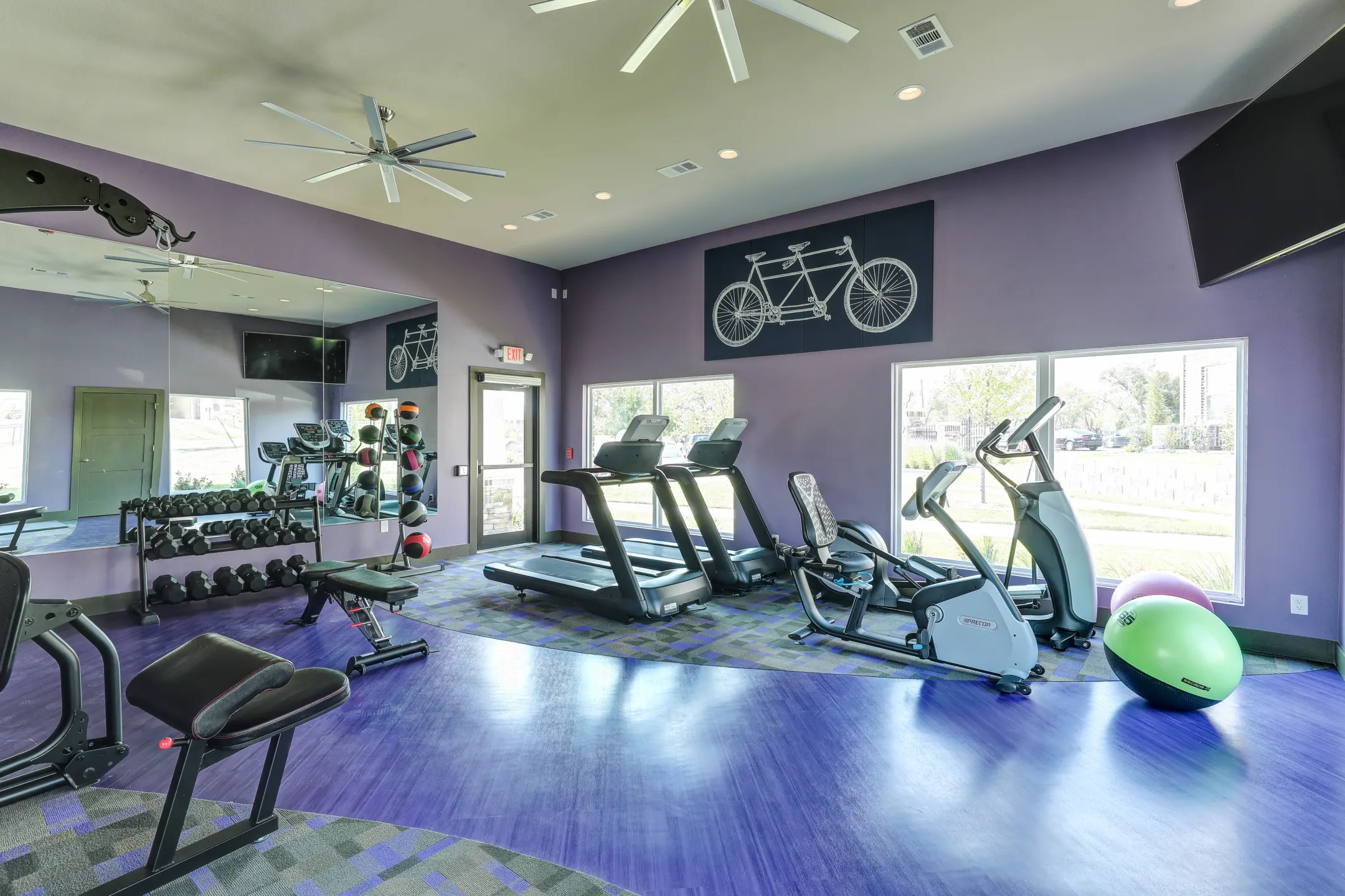 Fitness Weight Room - Cottages At Crestview - Wichita, KS