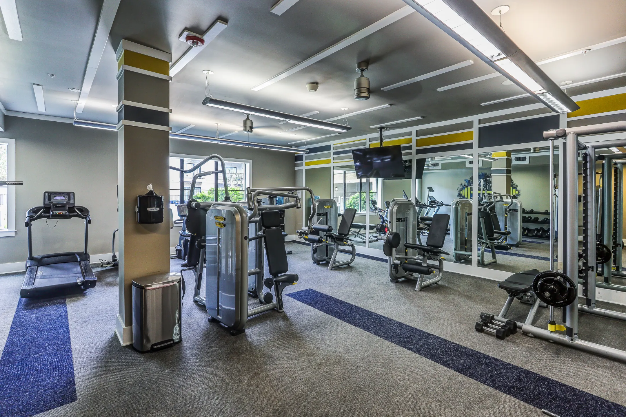 Fitness Weight Room - Lofts at City West - Houston, TX
