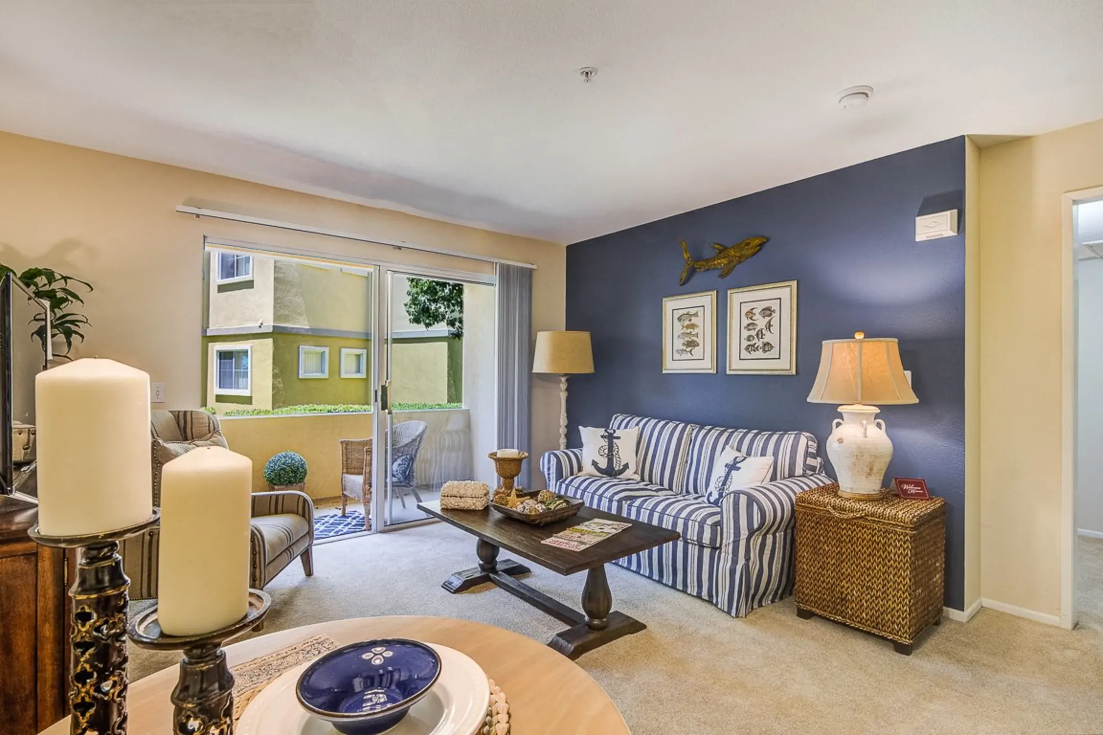 Living Room - Palm Island Senior Living +55 - Fountain Valley, CA