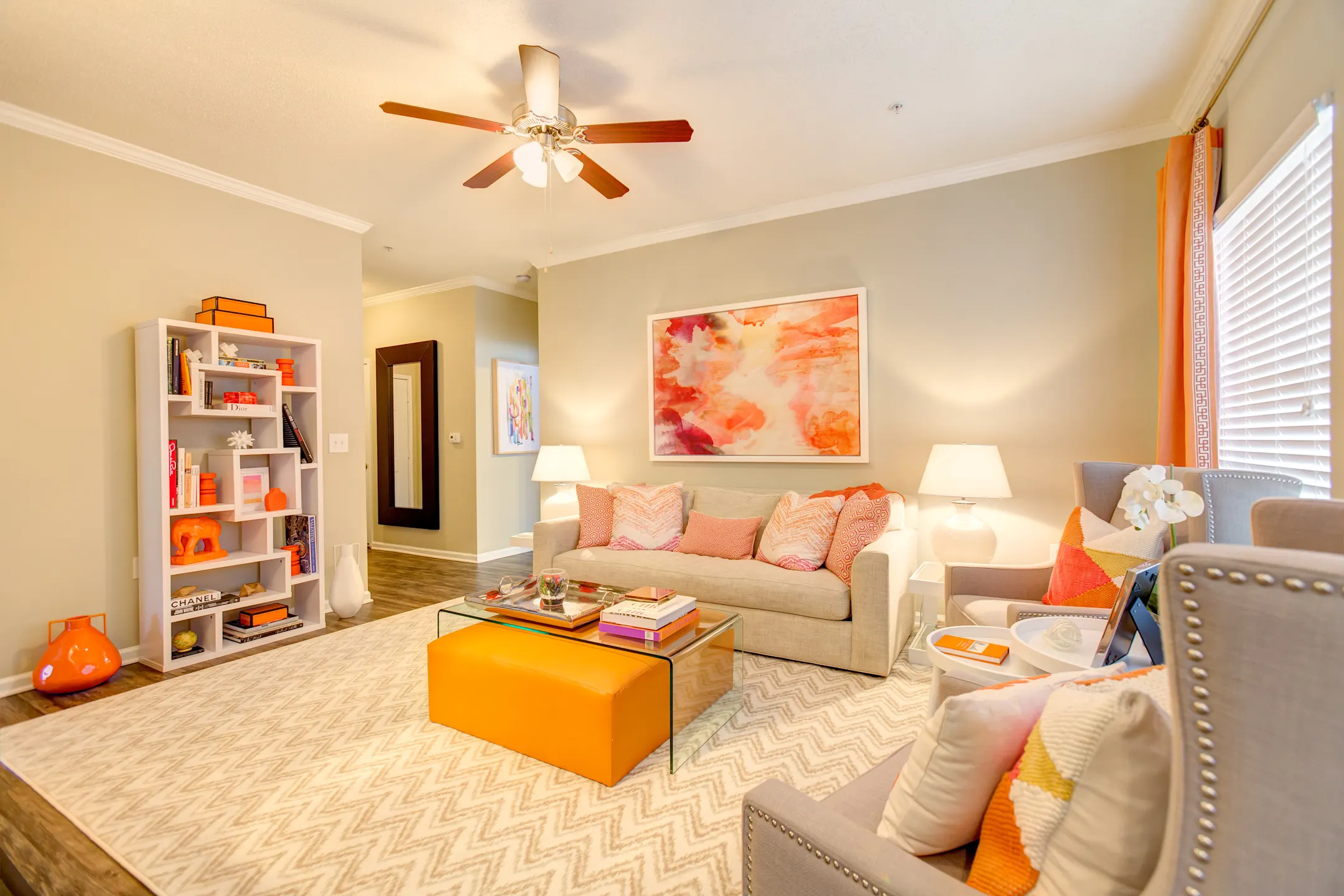 Living Room - Crowne Gardens - Greensboro, NC