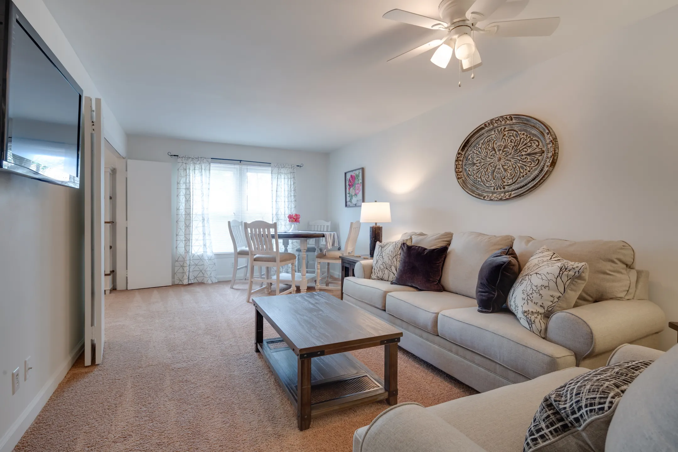 Living Room - The Arbors Apartments - Winston-Salem, NC