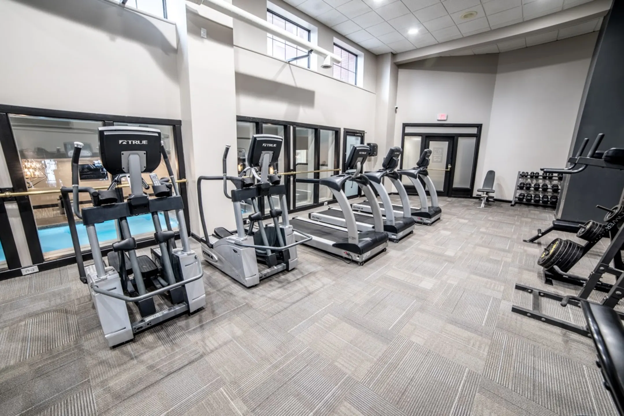 Fitness Weight Room - The Marott - Indianapolis, IN