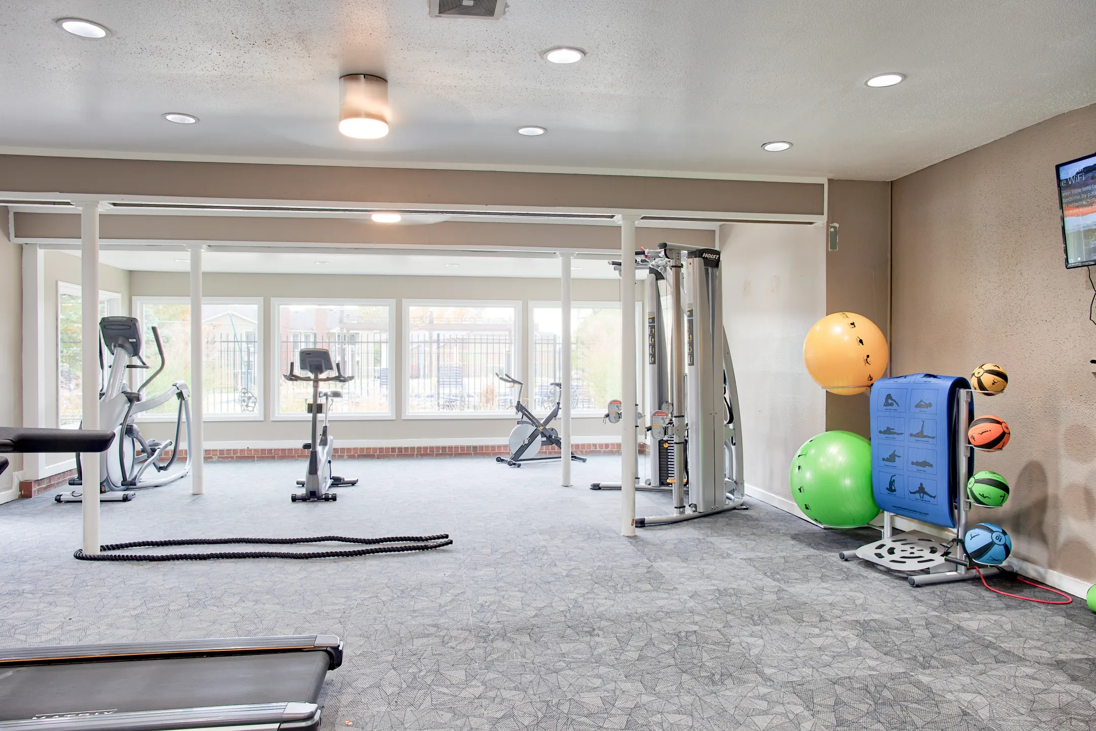 Fitness Weight Room - Enclave at Eagle Creek - Indianapolis, IN
