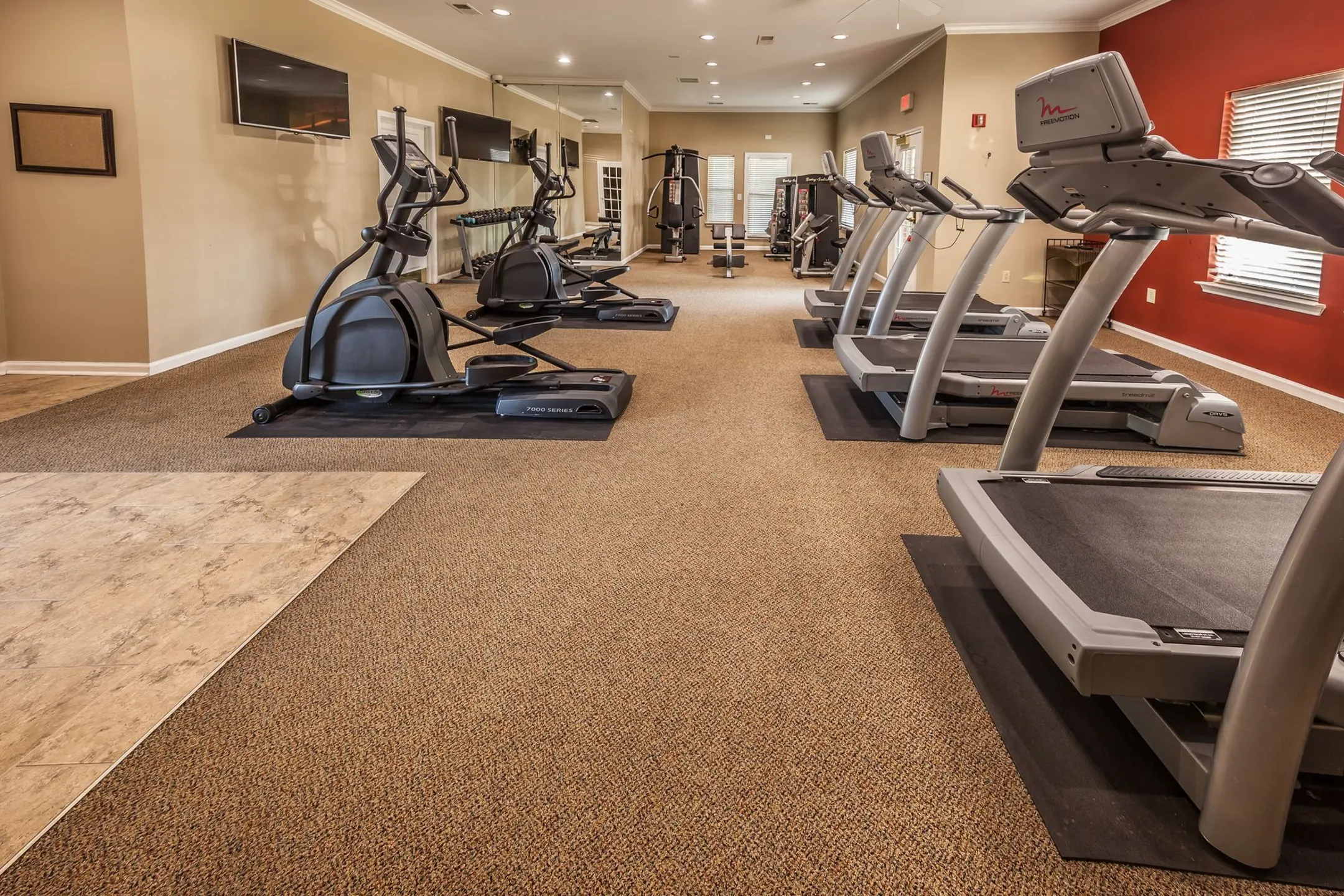 Fitness Weight Room - River Ridge At Keystone Apartments - Indianapolis, IN