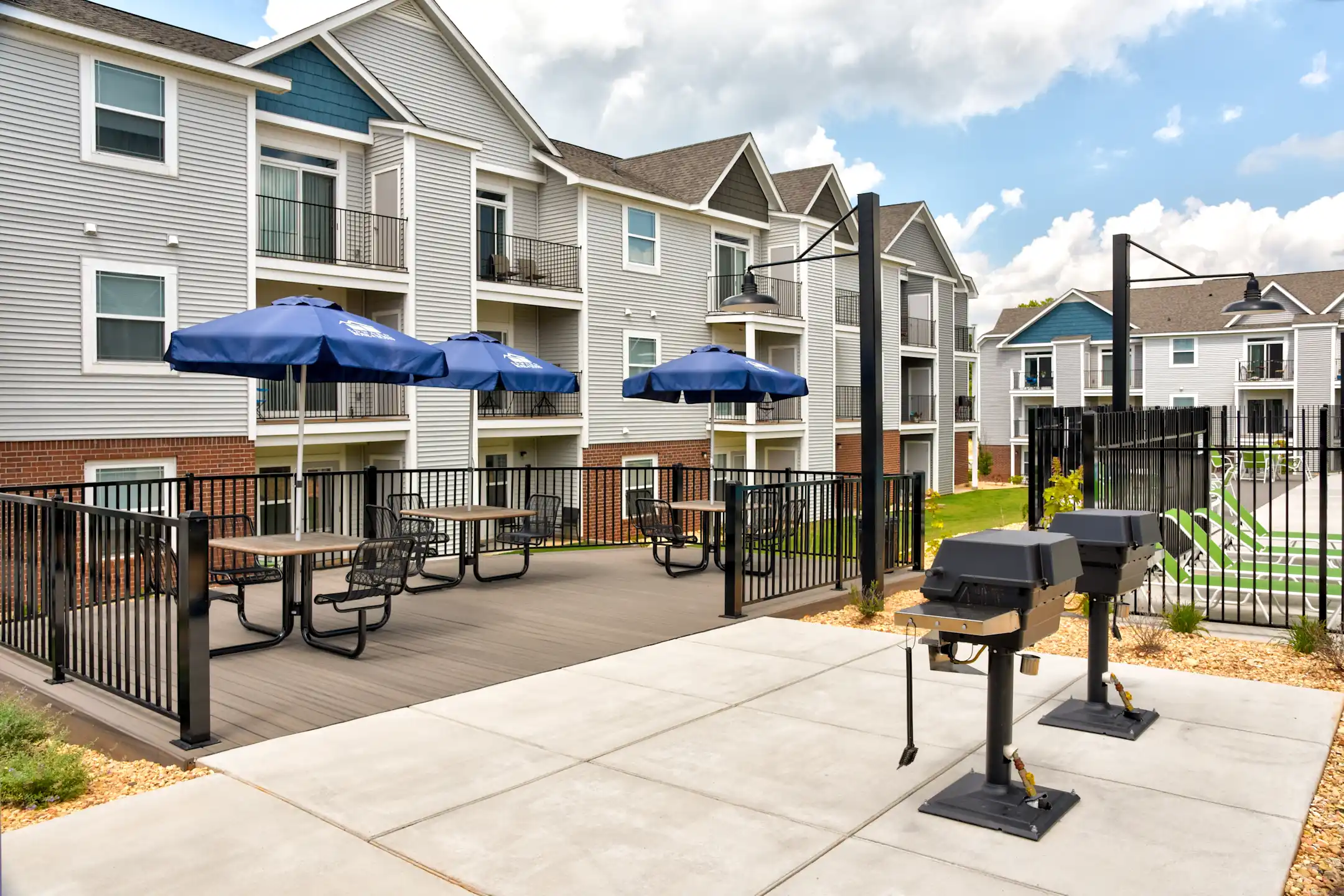 Patio / Deck - Chase Creek Apartment Homes - Huntsville, AL