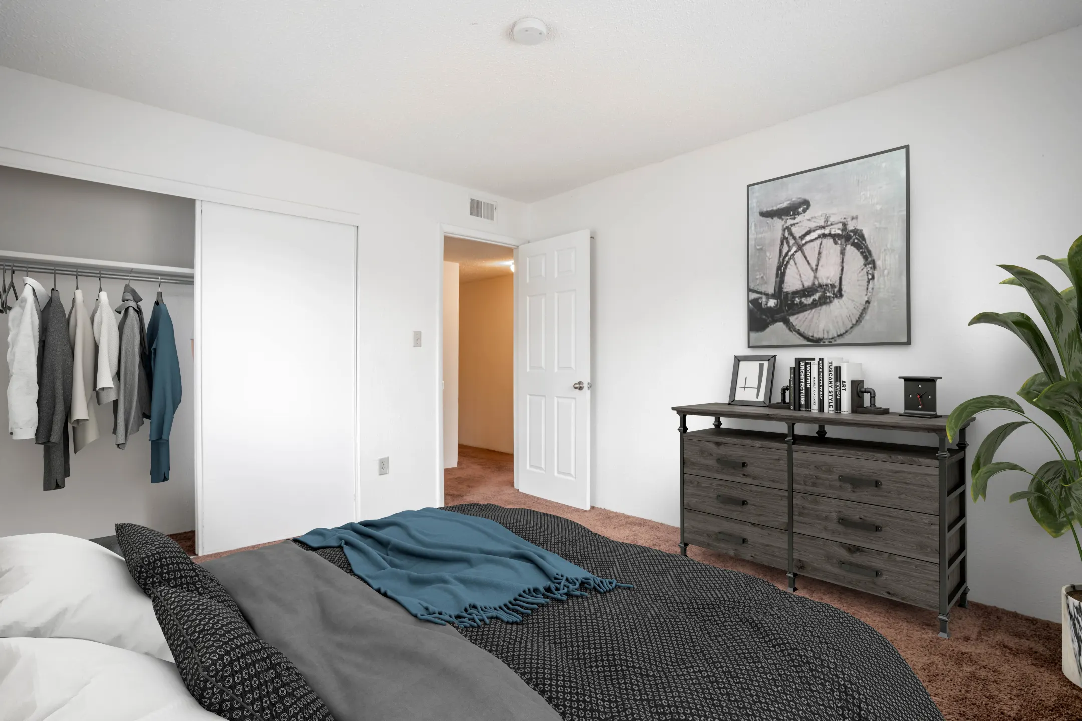 Bedroom - Candlewyck Apartments - Kalamazoo, MI