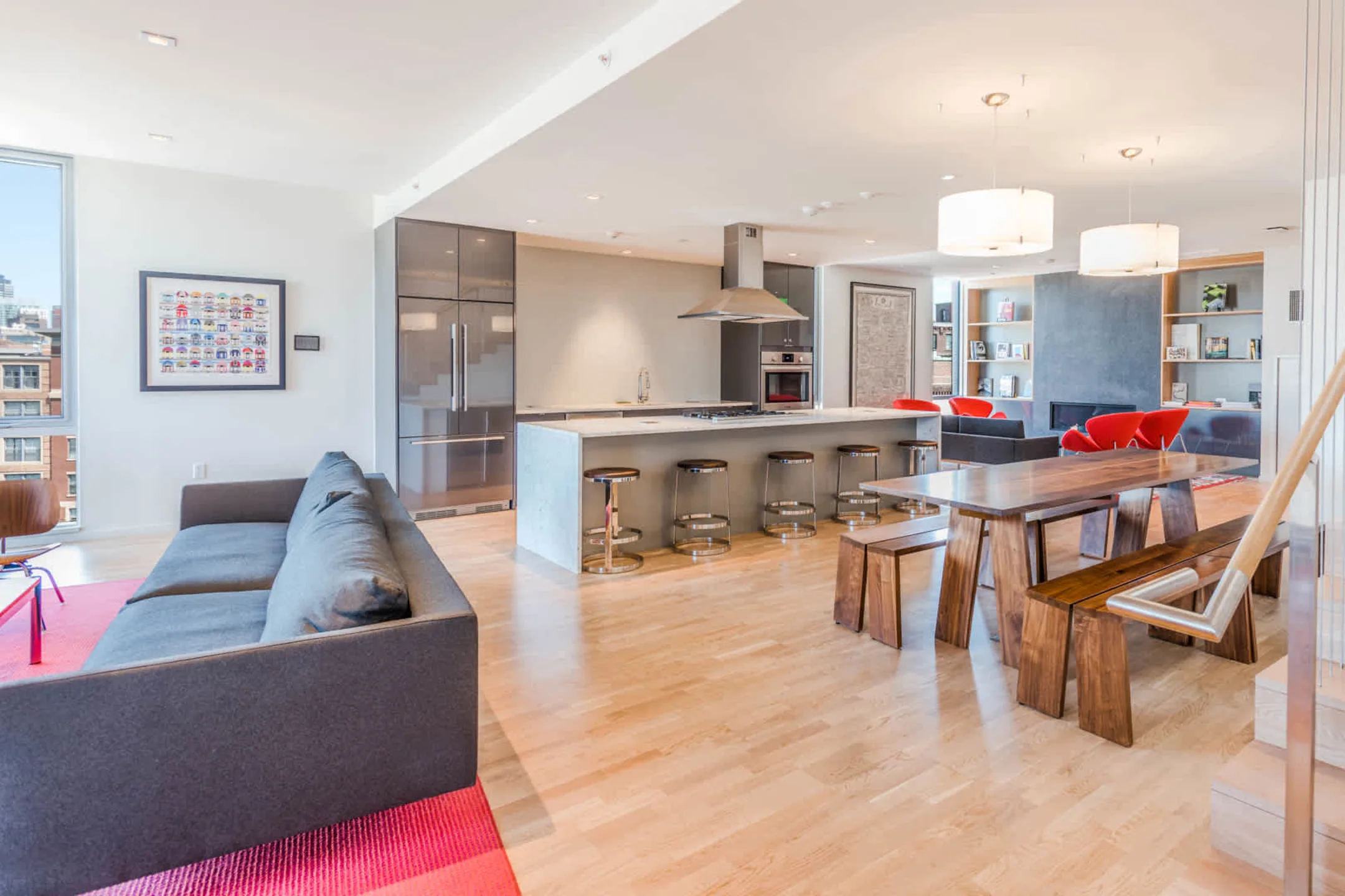 Living Room - Girard - Boston, MA